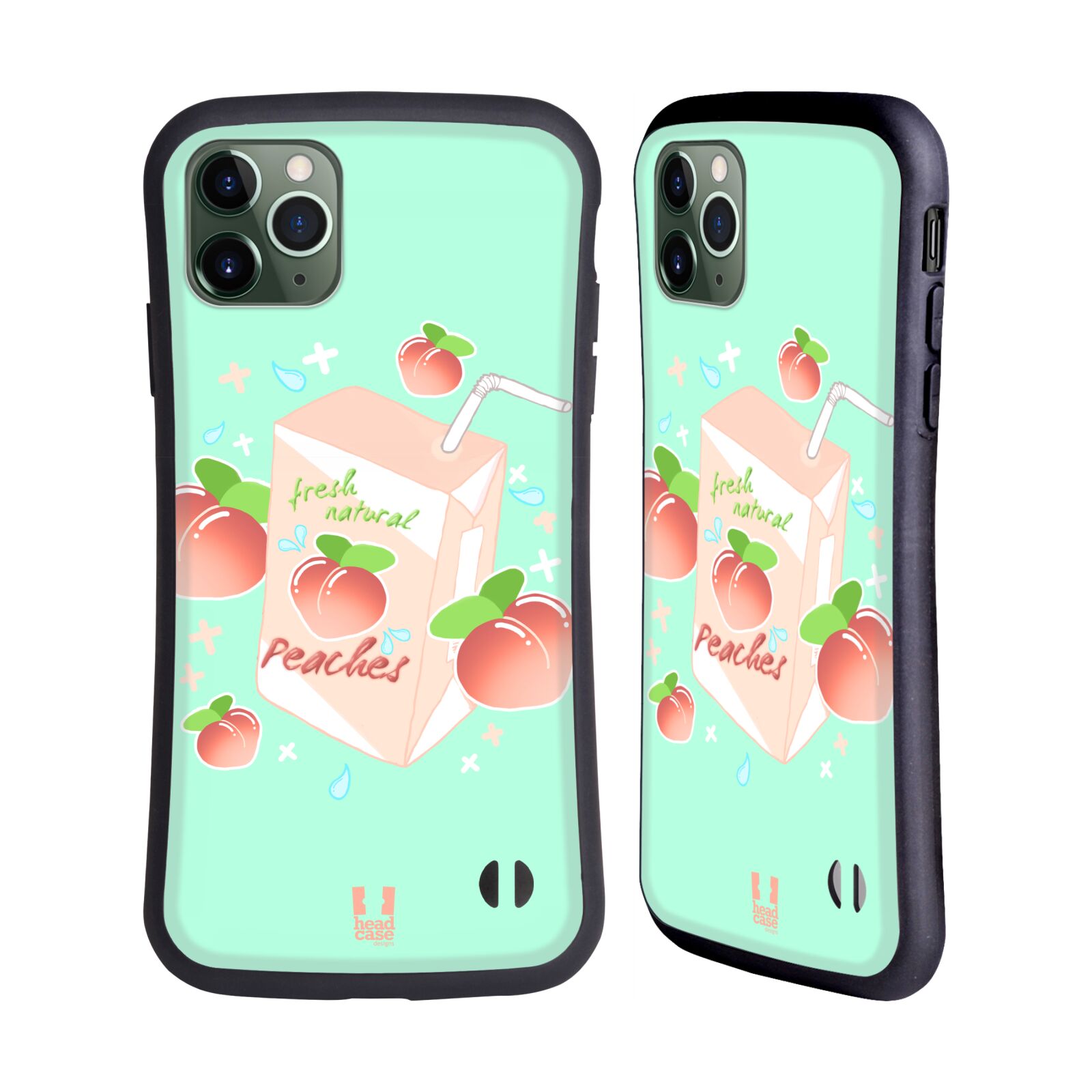 HEAD CASE PEACHES HYBRID CASE FOR APPLE iPHONES PHONES - Picture 8 of 12