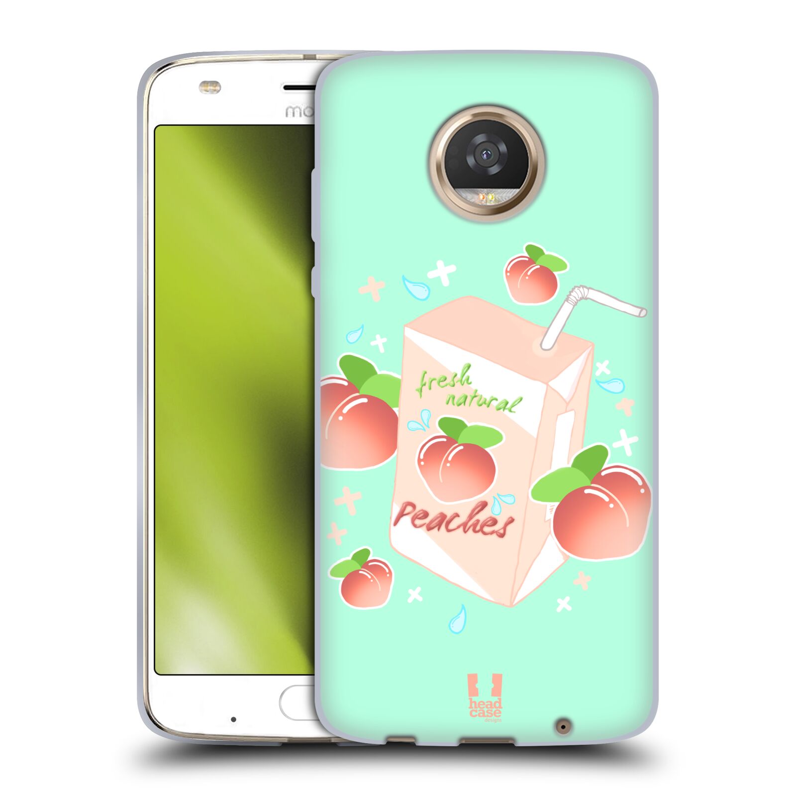 HEAD CASE DESIGNS PEACHES SOFT GEL CASE FOR MOTOROLA PHONES - Picture 8 of 12