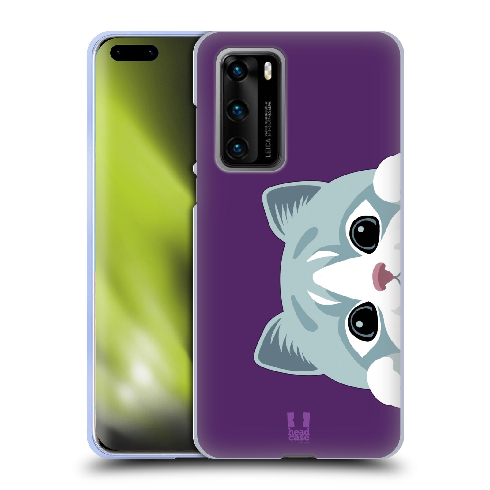 HEAD CASE DESIGNS PEEKING ANIMALS SOFT GEL CASE & WALLPAPER FOR HUAWEI PHONES - Picture 8 of 11