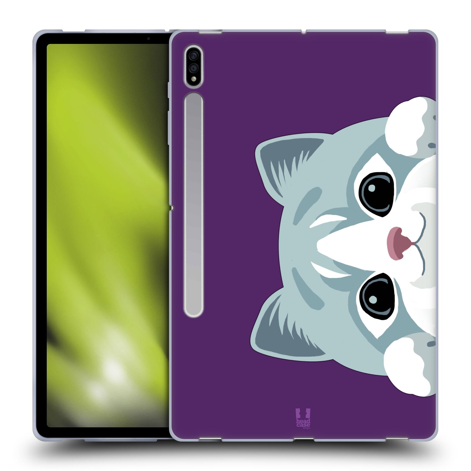 HEAD CASE DESIGNS PEEKING ANIMALS SOFT GEL CASE FOR SAMSUNG TABLETS 1 - Picture 8 of 13