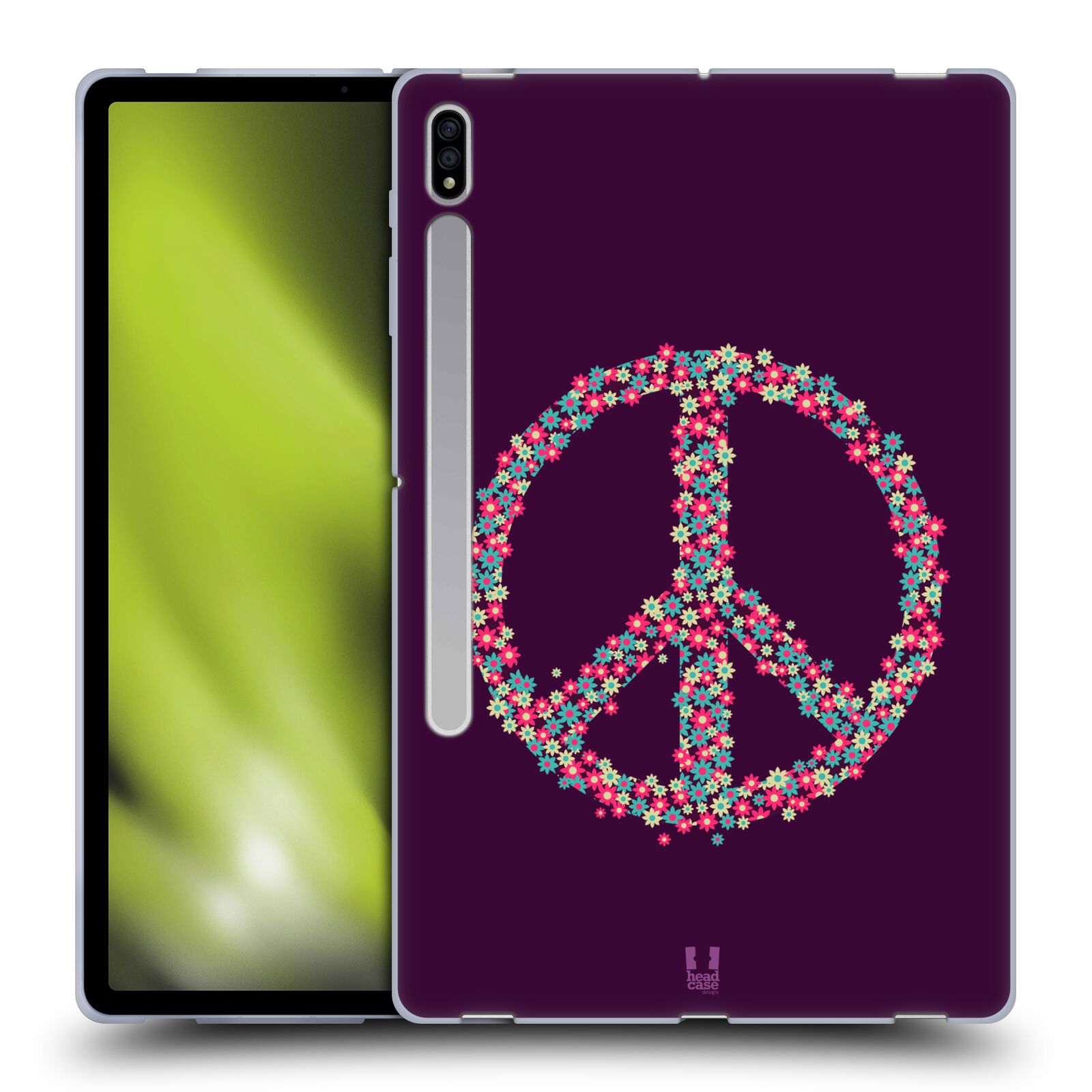 HEAD CASE DESIGNS PEACE EMBLEMS SOFT GEL CASE FOR SAMSUNG TABLETS 1 - Picture 9 of 13