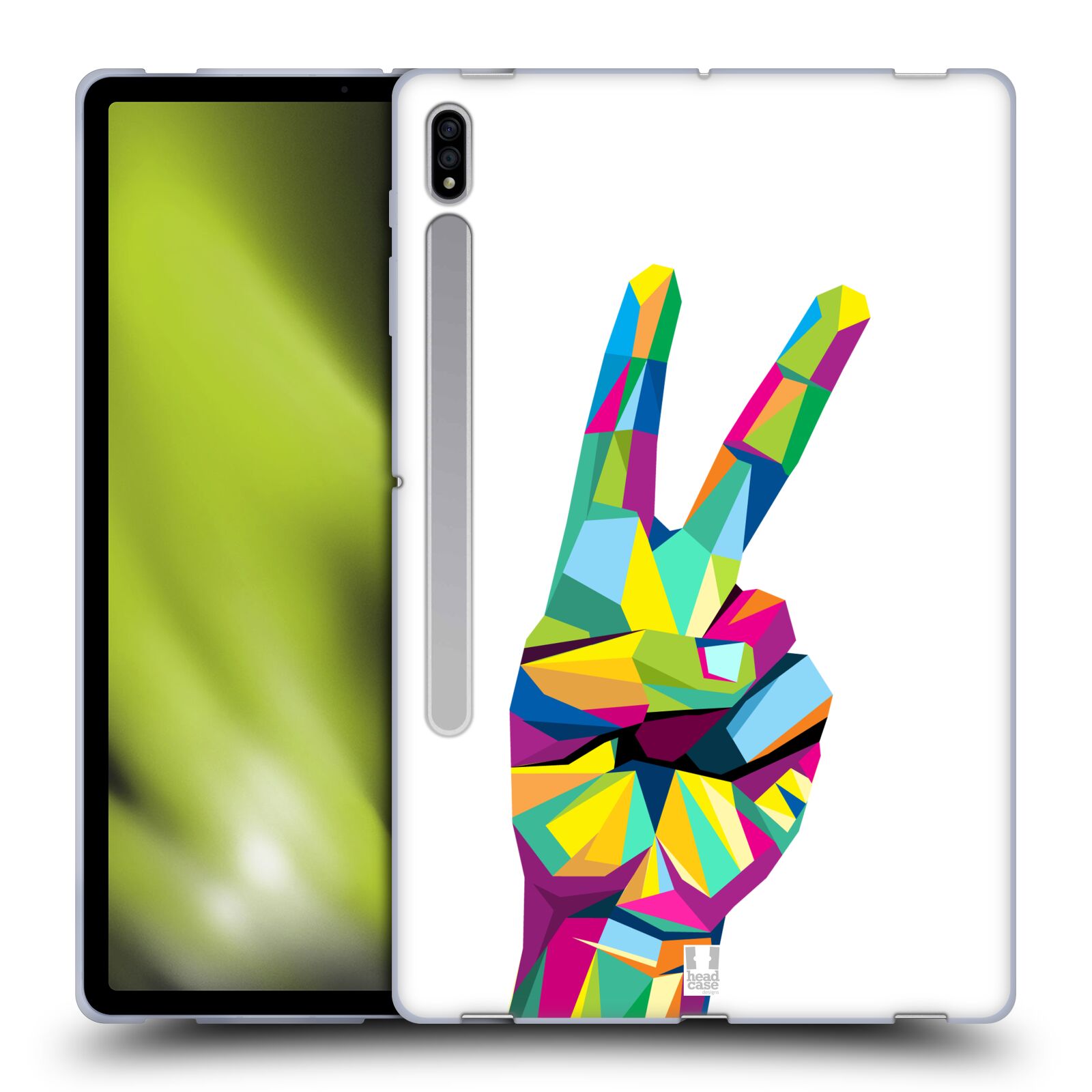 HEAD CASE DESIGNS PEACE EMBLEMS SOFT GEL CASE FOR SAMSUNG TABLETS 1 - Picture 10 of 13