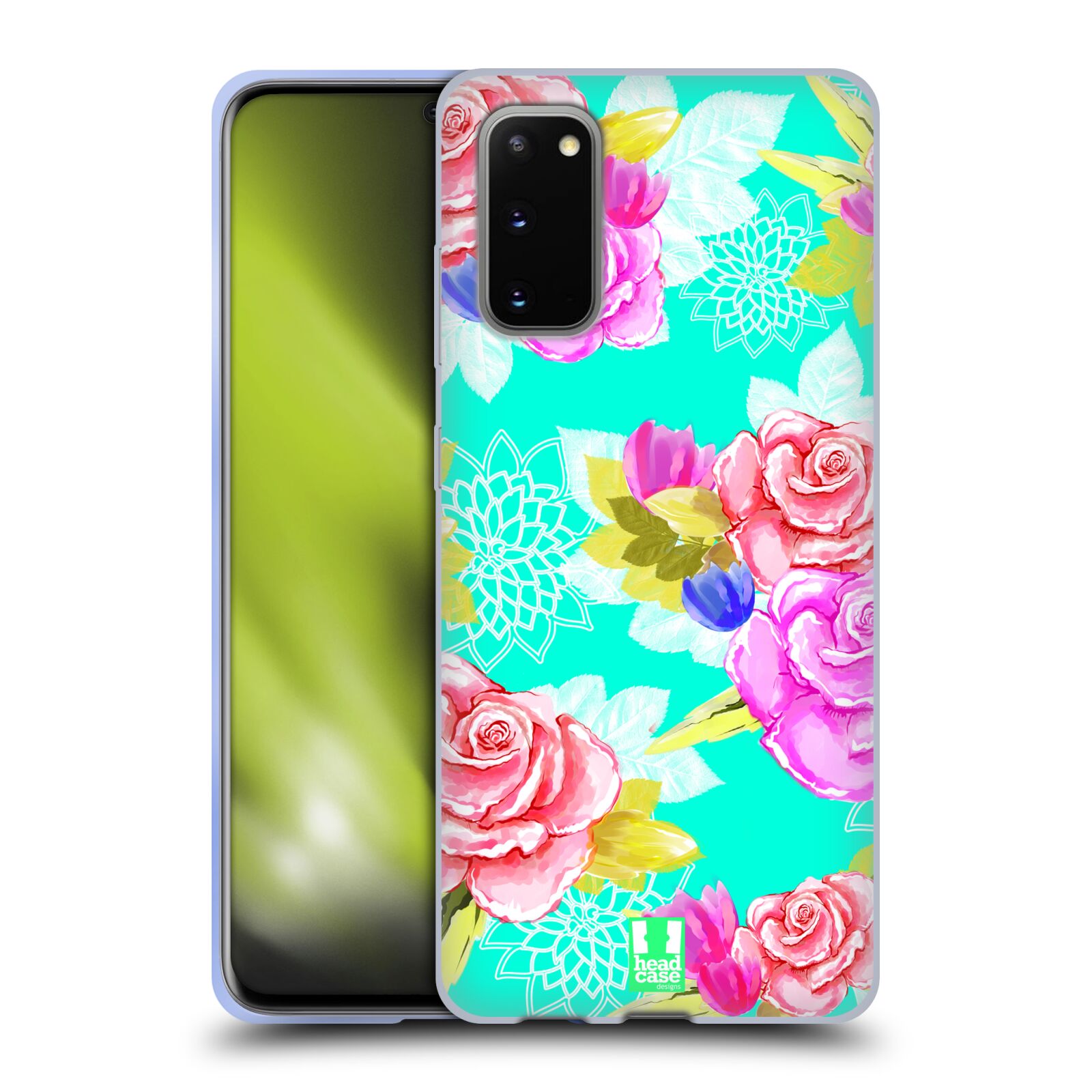 HEAD CASE DESIGNS PAINTED FLOWERS SOFT GEL CASE FOR SAMSUNG PHONES 1 - Picture 8 of 12