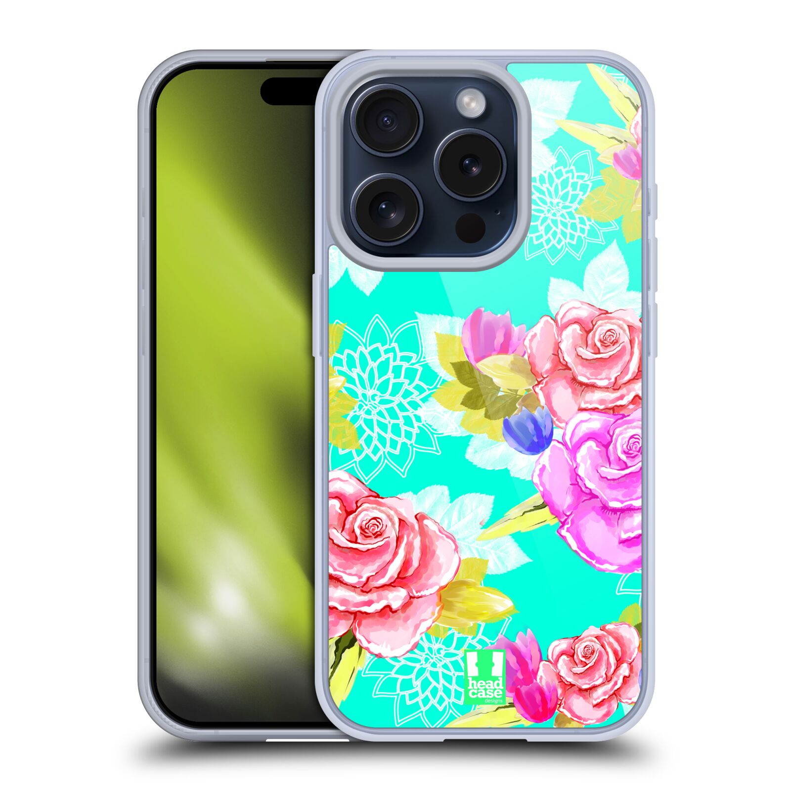 HEAD CASE DESIGNS PAINTED FLOWERS SOFT GEL CASE FOR APPLE iPHONE PHONES - Picture 8 of 12