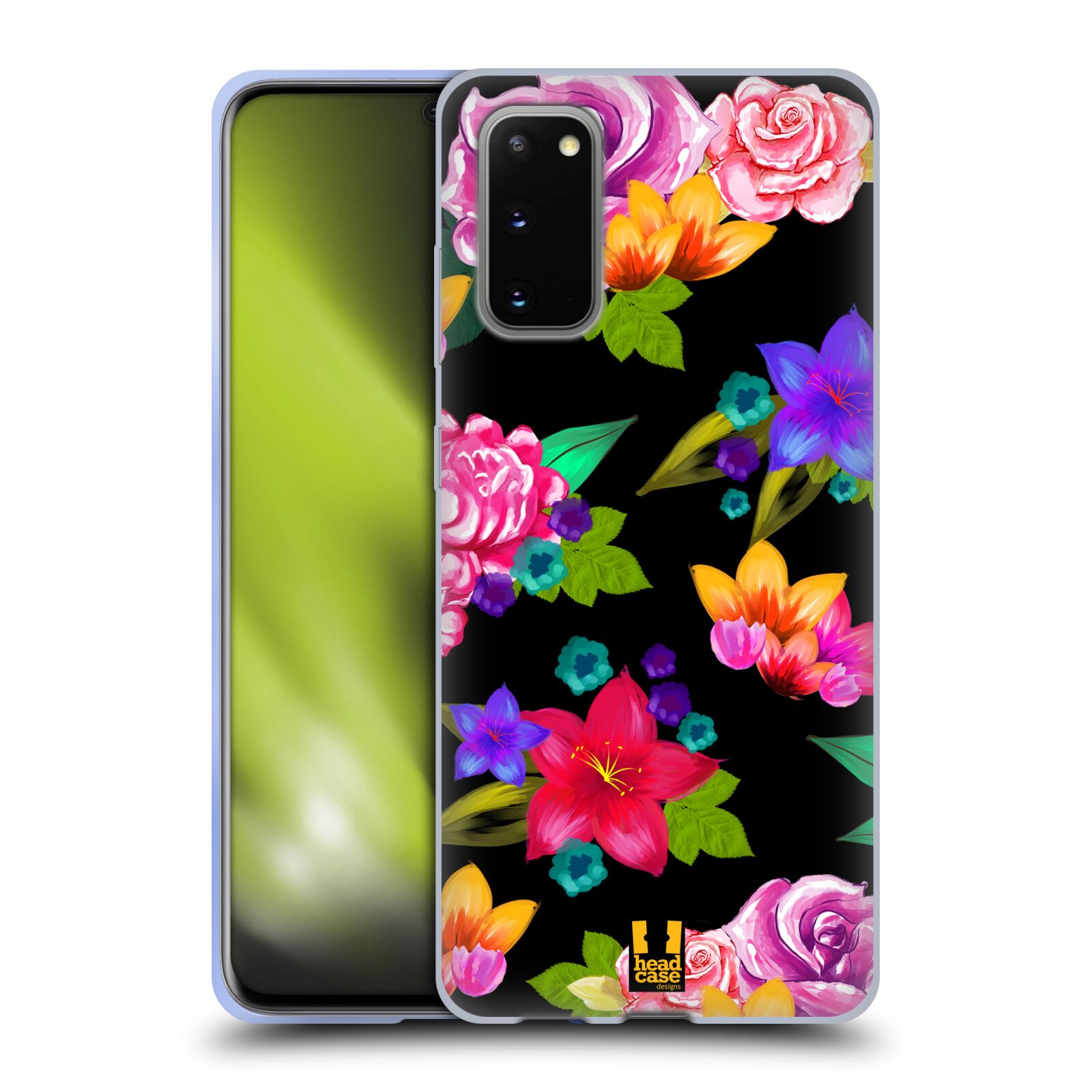 HEAD CASE DESIGNS PAINTED FLOWERS SOFT GEL CASE FOR SAMSUNG PHONES 1 - Picture 9 of 12