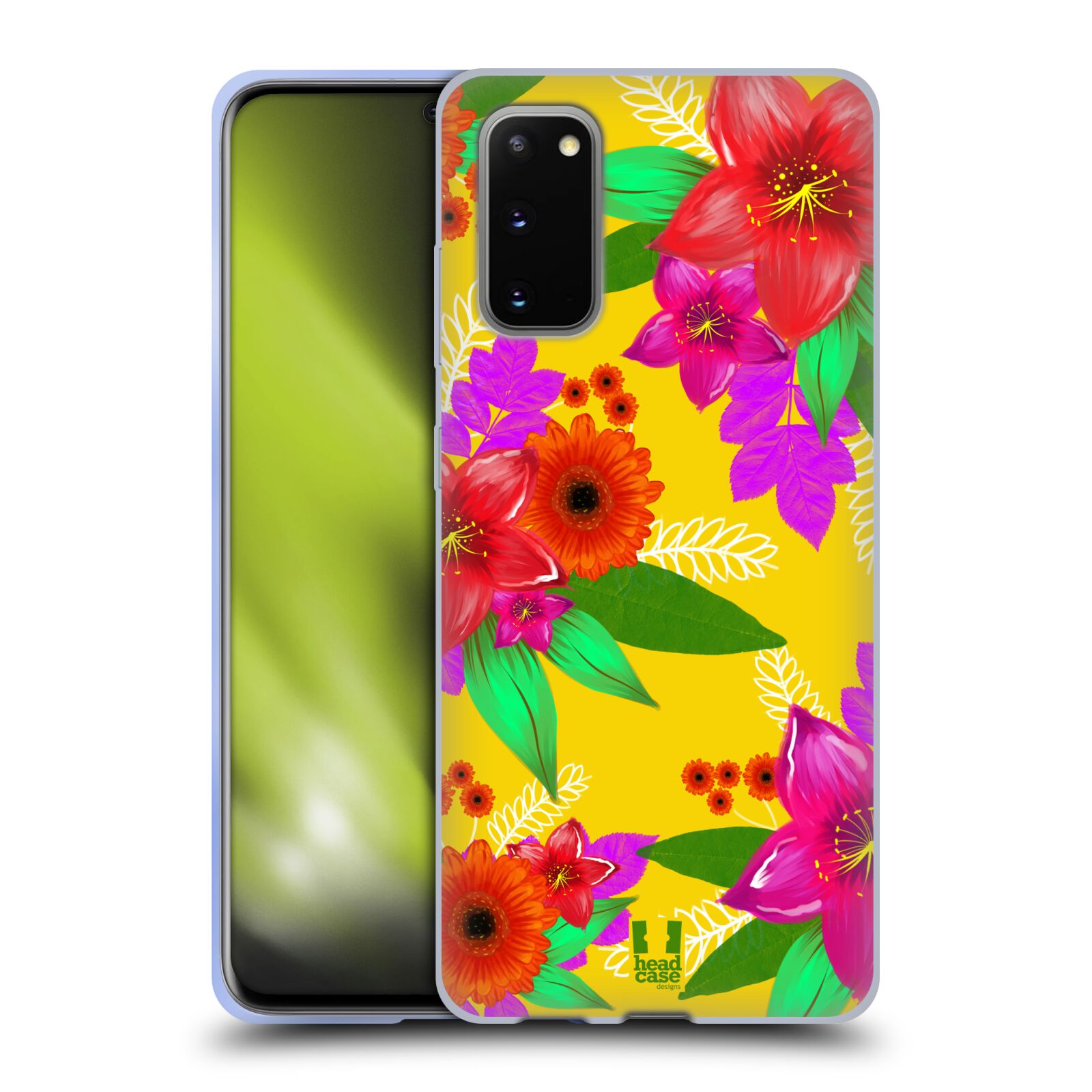 HEAD CASE DESIGNS PAINTED FLOWERS SOFT GEL CASE FOR SAMSUNG PHONES 1 - Picture 12 of 12