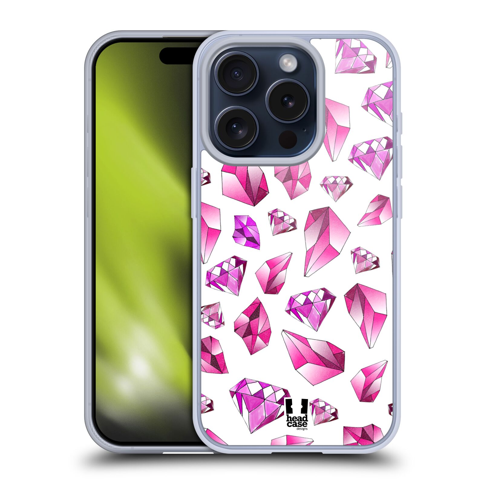 CUSTODIA HEAD CASE DESIGNS PINK EMPIRE SOFT GEL PER TELEFONI APPLE iPHONE - Foto 9 di 14