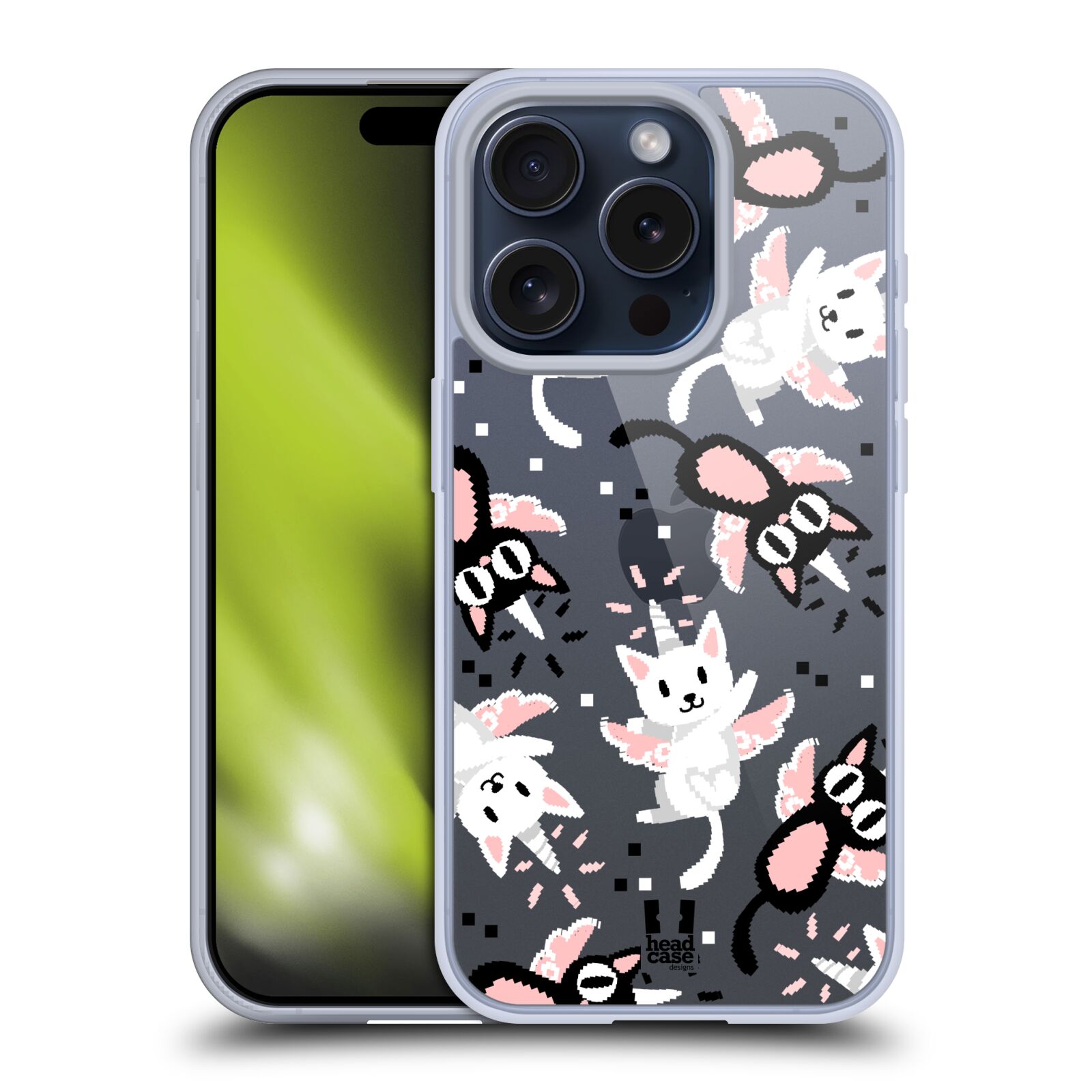 FUNDA HEAD CASE DESIGNS CON DIBUJO DE PIXEL CREATURES GEL SUAVE PARA TELÉFONOS iPHONE DE APPLE - Imagen 8 de 10