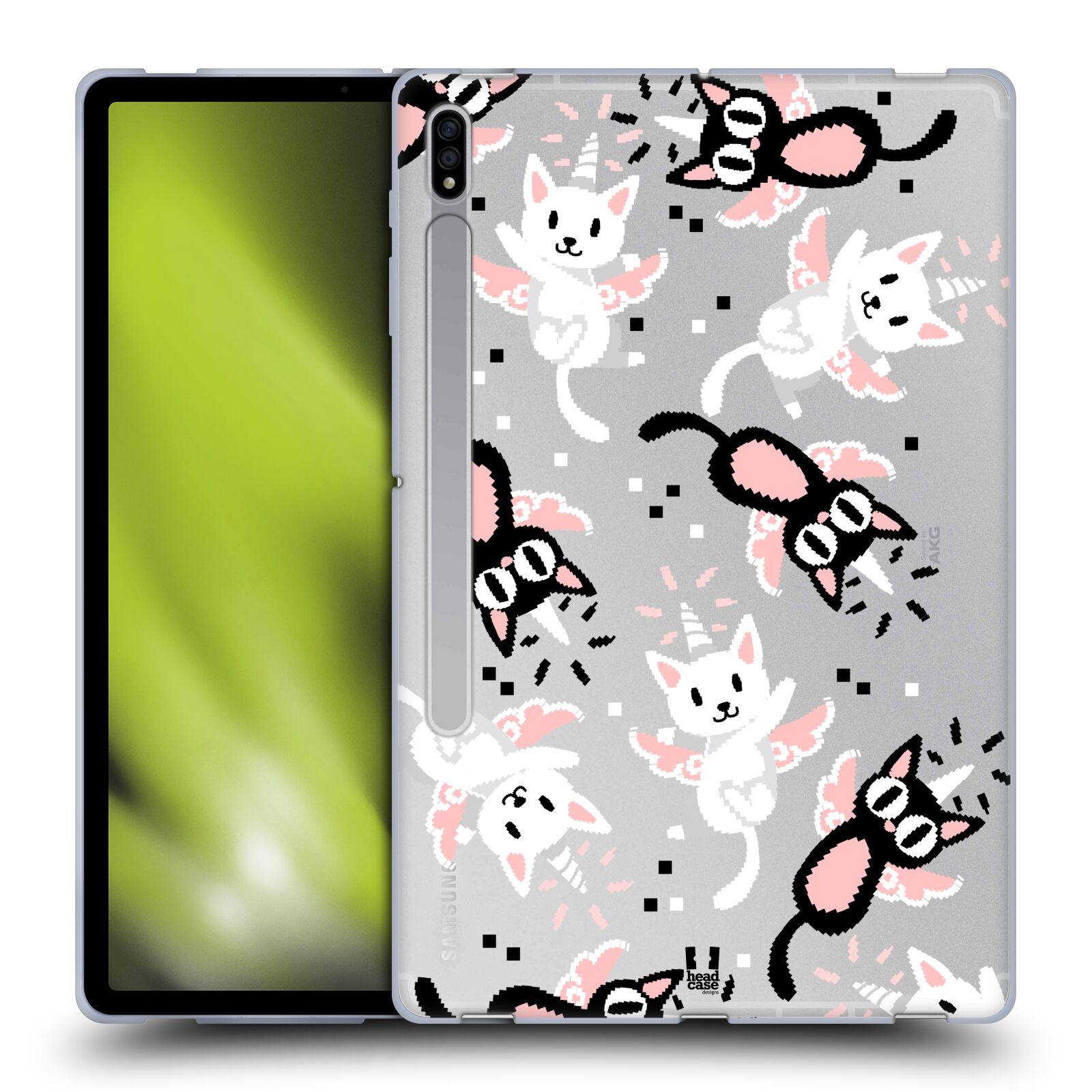 HEAD CASE DESIGNS PIXEL CREATURES SOFT GEL CASE FOR SAMSUNG TABLETS 1 - Picture 8 of 10