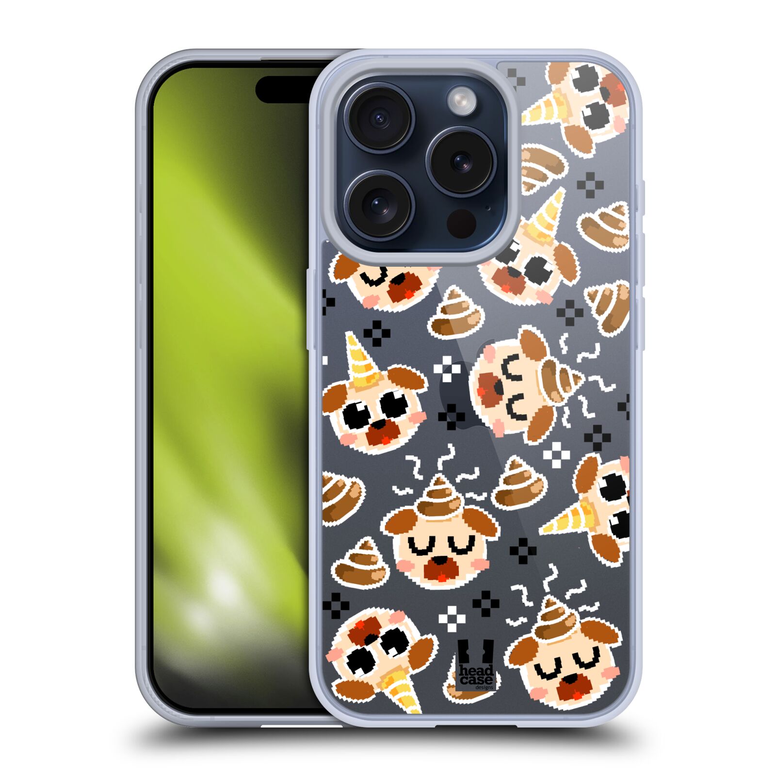 FUNDA HEAD CASE DESIGNS CON DIBUJO DE PIXEL CREATURES GEL SUAVE PARA TELÉFONOS iPHONE DE APPLE - Imagen 9 de 10