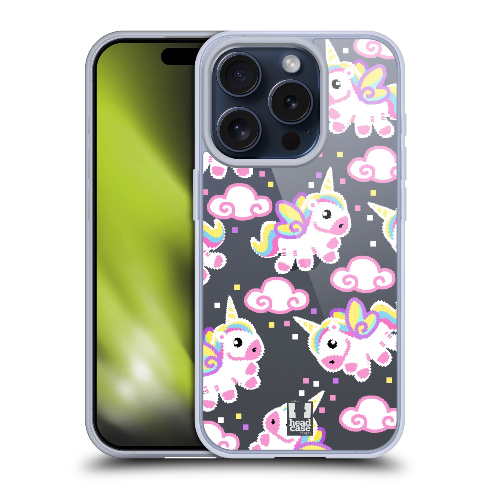 FUNDA HEAD CASE DESIGNS CON DIBUJO DE PIXEL CREATURES GEL SUAVE PARA TELÉFONOS iPHONE DE APPLE - Imagen 10 de 10