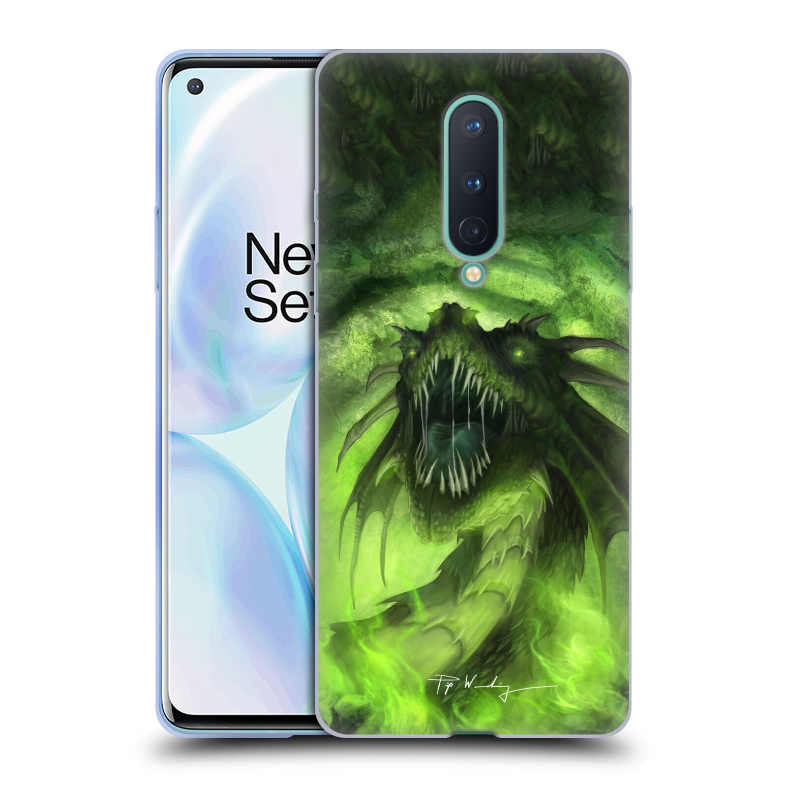 OFFICIAL PIYA WANNACHAIWONG BLACK DRAGONS SOFT GEL CASE FOR AMAZON ASUS ONEPLUS - Picture 8 of 11