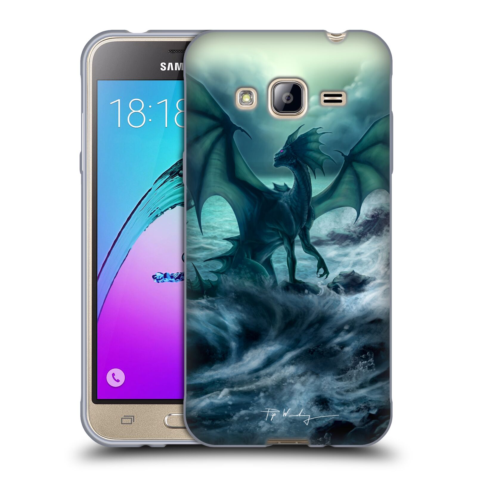 OFFICIAL PIYA WANNACHAIWONG BLACK DRAGONS SOFT GEL CASE FOR SAMSUNG PHONES 3 - Imagen 9 de 11