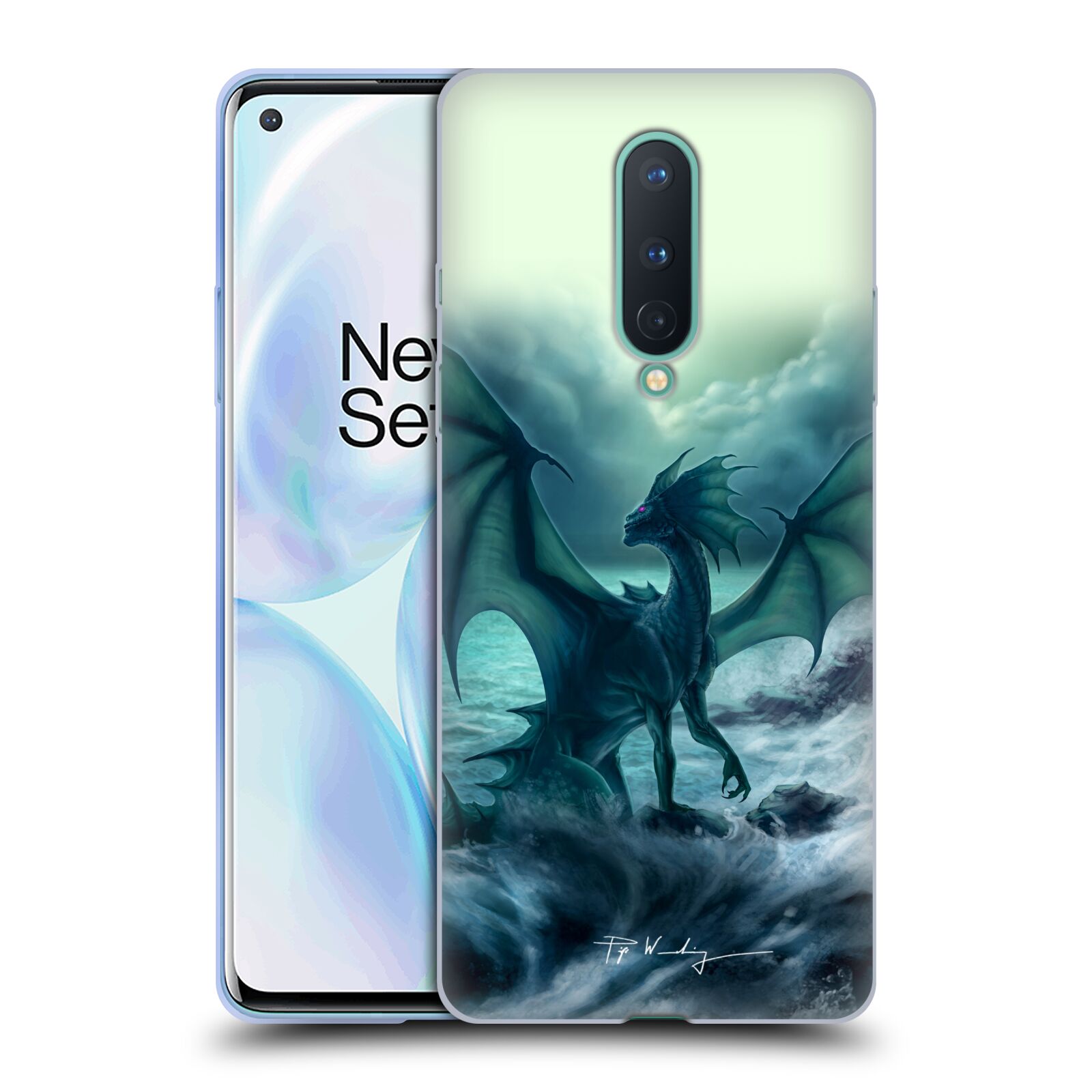 OFFICIAL PIYA WANNACHAIWONG BLACK DRAGONS SOFT GEL CASE FOR AMAZON ASUS ONEPLUS - Picture 9 of 11