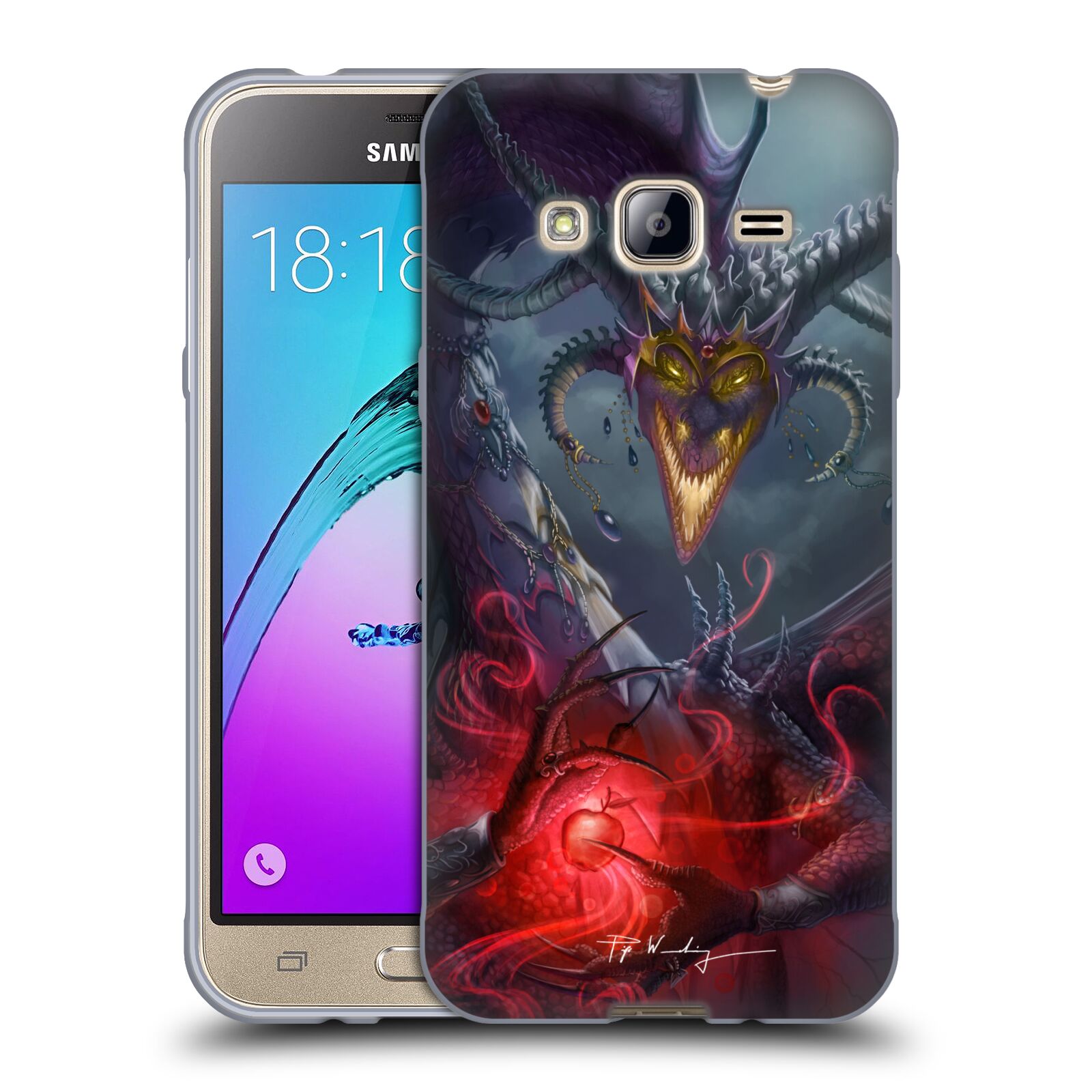 OFFICIAL PIYA WANNACHAIWONG BLACK DRAGONS SOFT GEL CASE FOR SAMSUNG PHONES 3 - Imagen 10 de 11