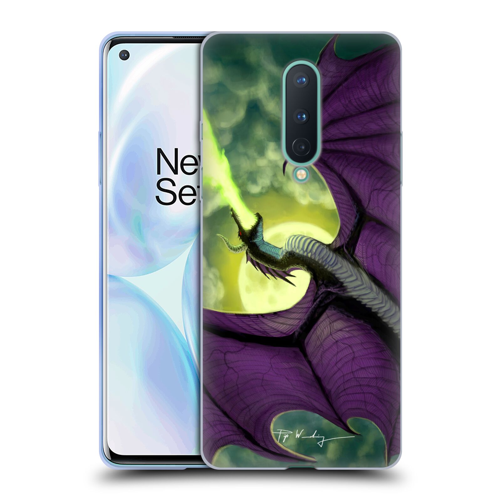 OFFICIAL PIYA WANNACHAIWONG BLACK DRAGONS SOFT GEL CASE FOR AMAZON ASUS ONEPLUS - Picture 11 of 11