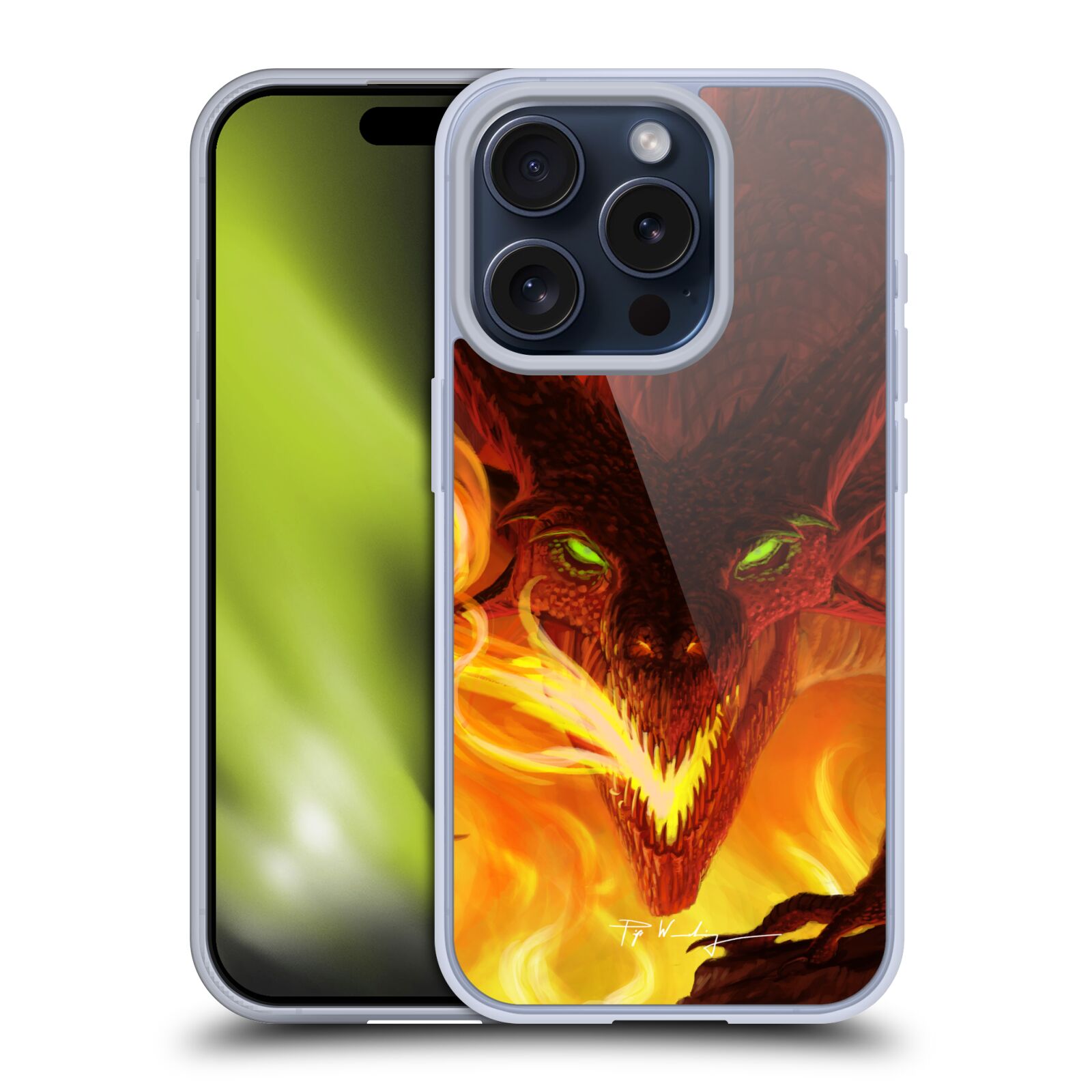 PIYA WANNACHAIWONG DRAGONS DE FEU ÉTUI COQUE EN GEL POUR APPLE iPHONE TÉLÉPHONES - Photo 16 sur 16