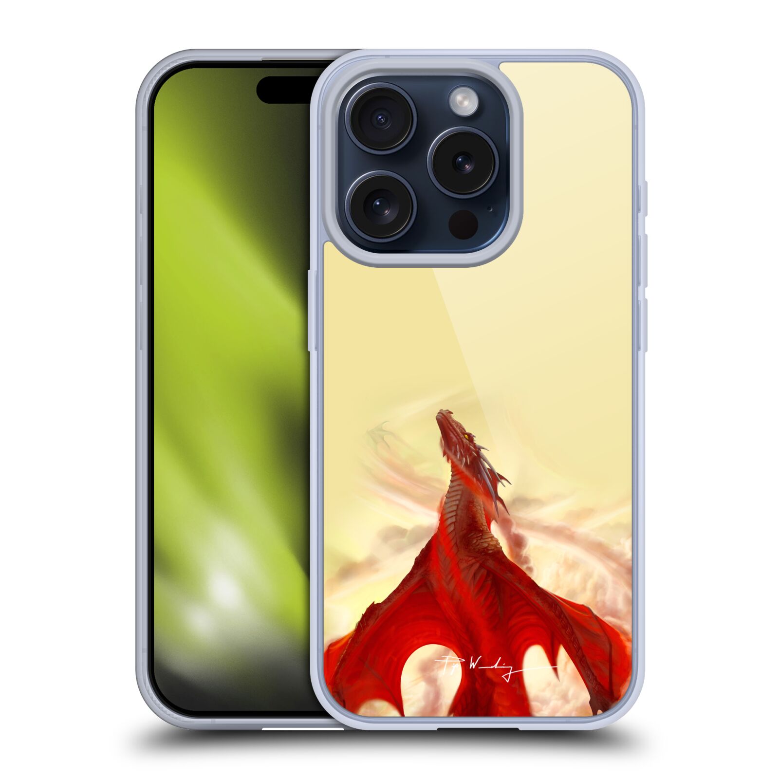 PIYA WANNACHAIWONG DRAGONS DE FEU ÉTUI COQUE EN GEL POUR APPLE iPHONE TÉLÉPHONES - Photo 14 sur 16