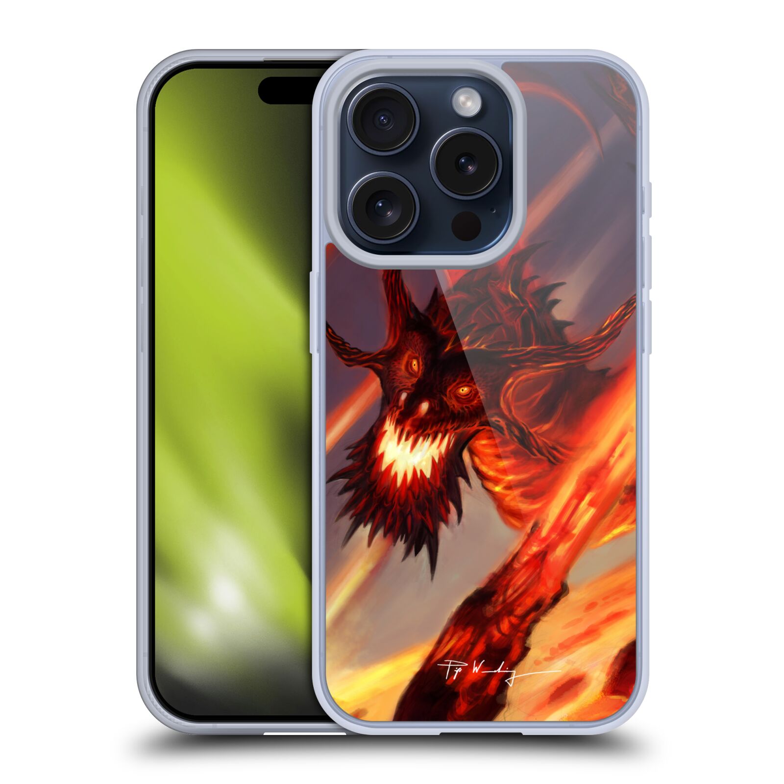 PIYA WANNACHAIWONG DRAGONS DE FEU ÉTUI COQUE EN GEL POUR APPLE iPHONE TÉLÉPHONES - Photo 13 sur 16