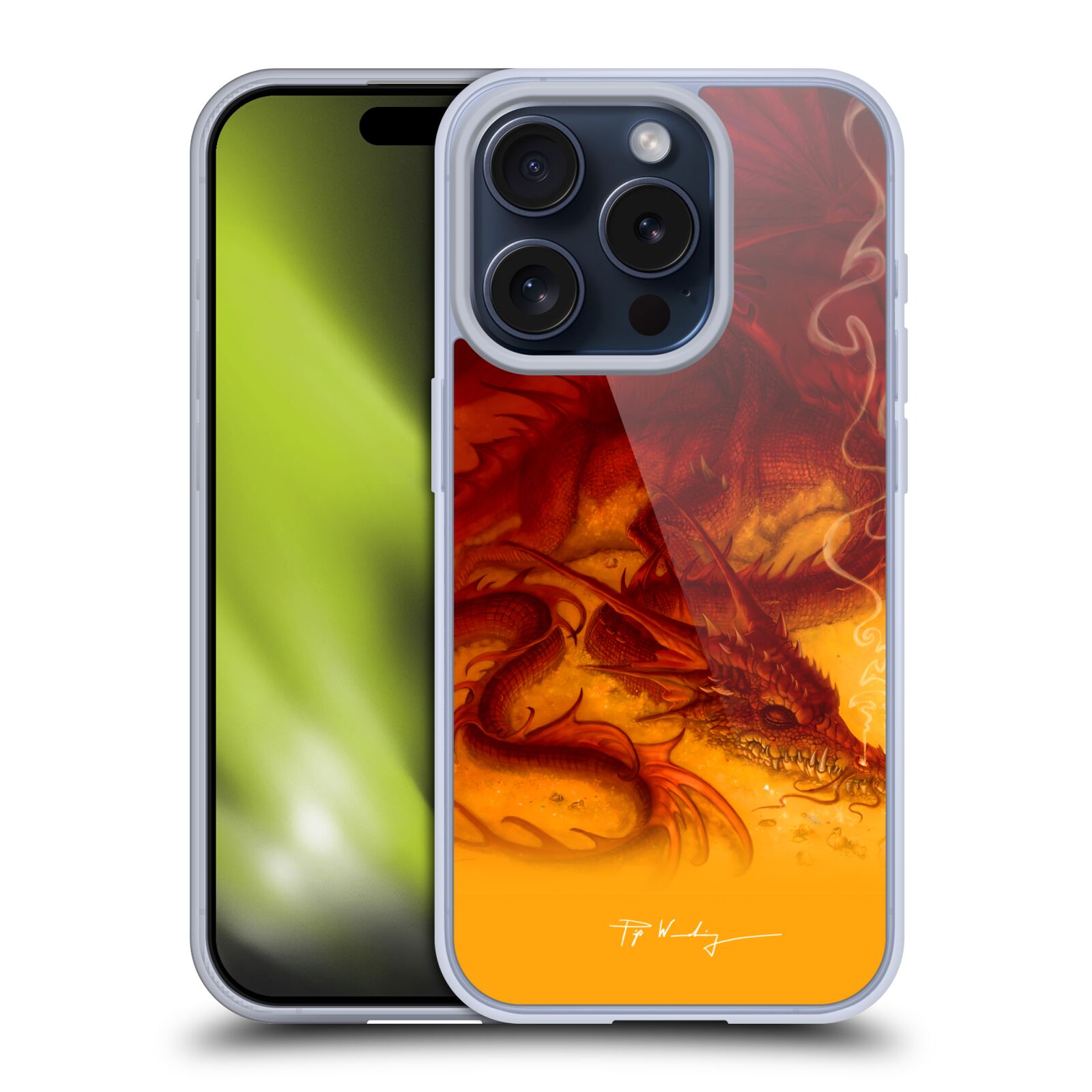 PIYA WANNACHAIWONG DRAGONS DE FEU ÉTUI COQUE EN GEL POUR APPLE iPHONE TÉLÉPHONES - Photo 15 sur 16