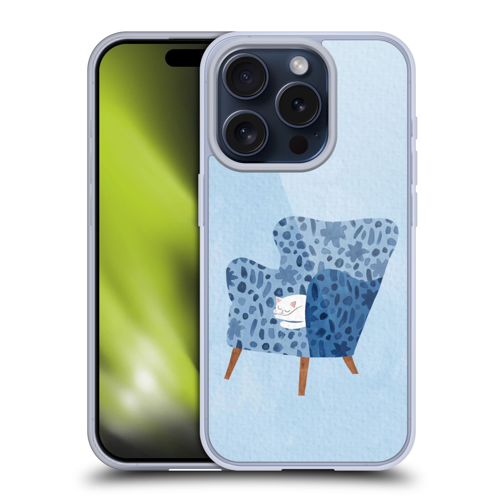 OFFICIAL PLANET CAT ARM CHAIR SOFT GEL CASE FOR APPLE iPHONE PHONES - Picture 8 of 15