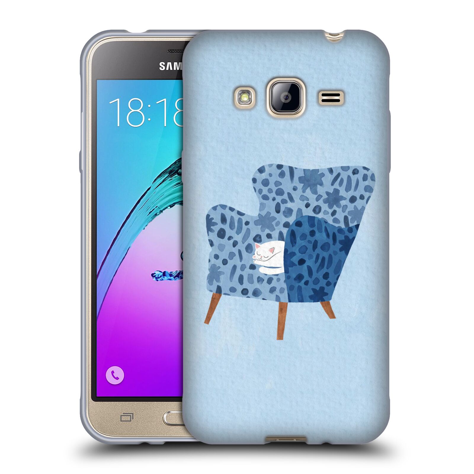 OFFICIAL PLANET CAT ARM CHAIR SOFT GEL CASE FOR SAMSUNG PHONES 3 - Picture 8 of 19