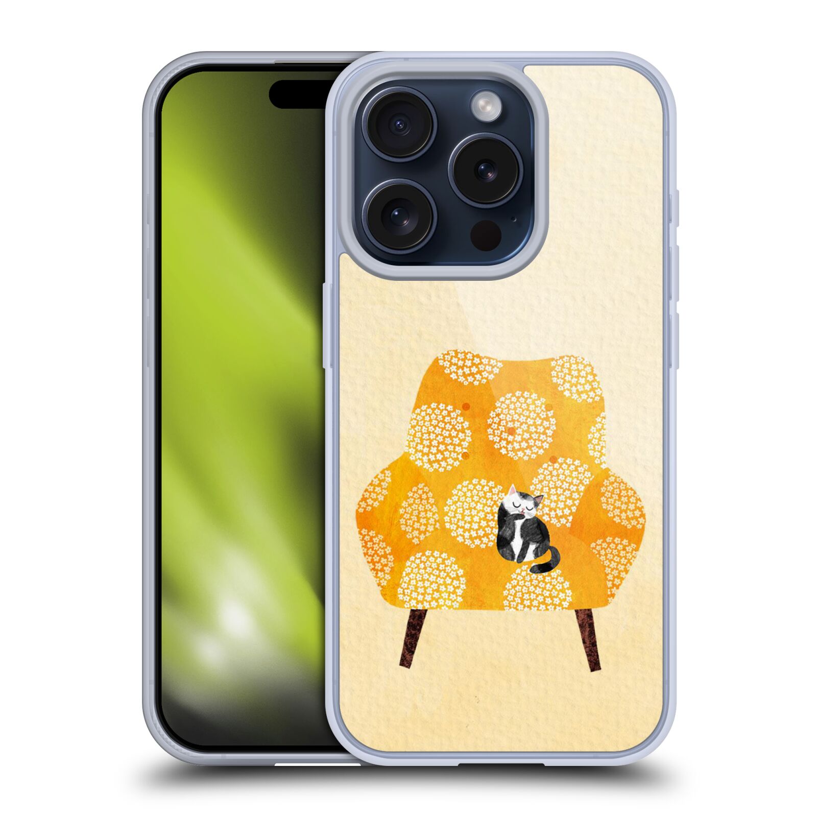 OFFICIAL PLANET CAT ARM CHAIR SOFT GEL CASE FOR APPLE iPHONE PHONES - Picture 9 of 17