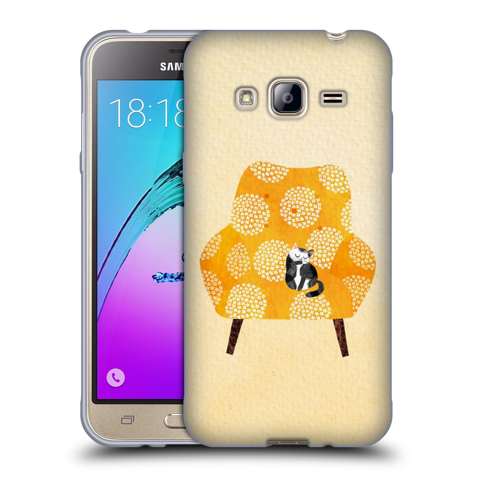 OFFICIAL PLANET CAT ARM CHAIR SOFT GEL CASE FOR SAMSUNG PHONES 3 - Picture 9 of 19