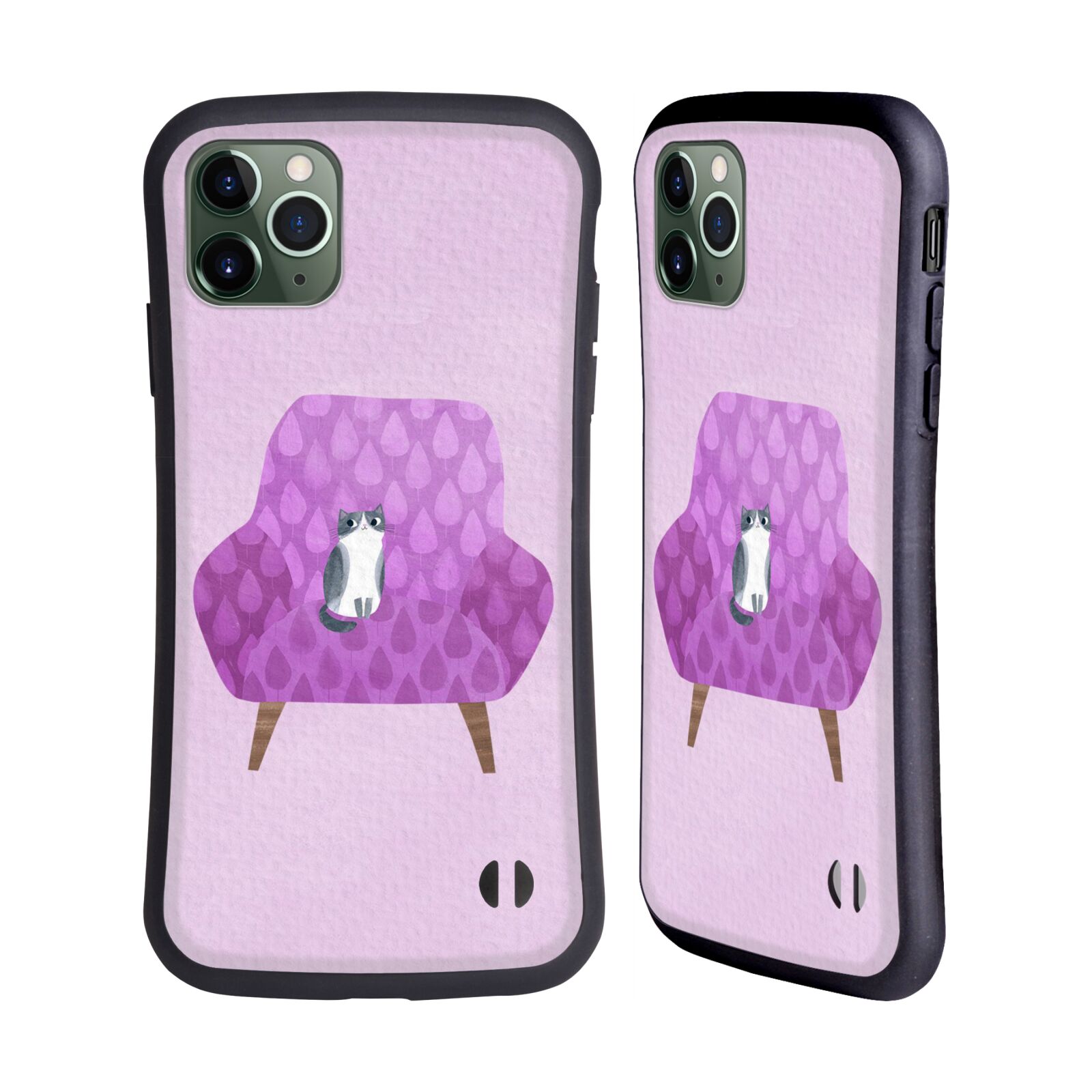 OFFICIAL PLANET CAT ARM CHAIR HYBRID CASE FOR APPLE iPHONES PHONES - Picture 10 of 19