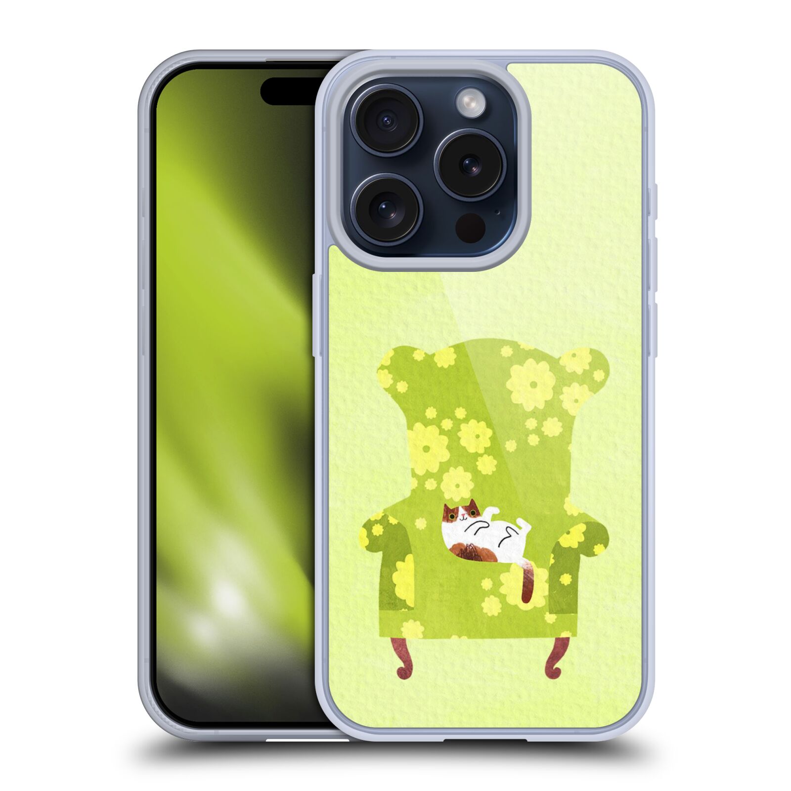 OFFICIAL PLANET CAT ARM CHAIR SOFT GEL CASE FOR APPLE iPHONE PHONES - Picture 11 of 17