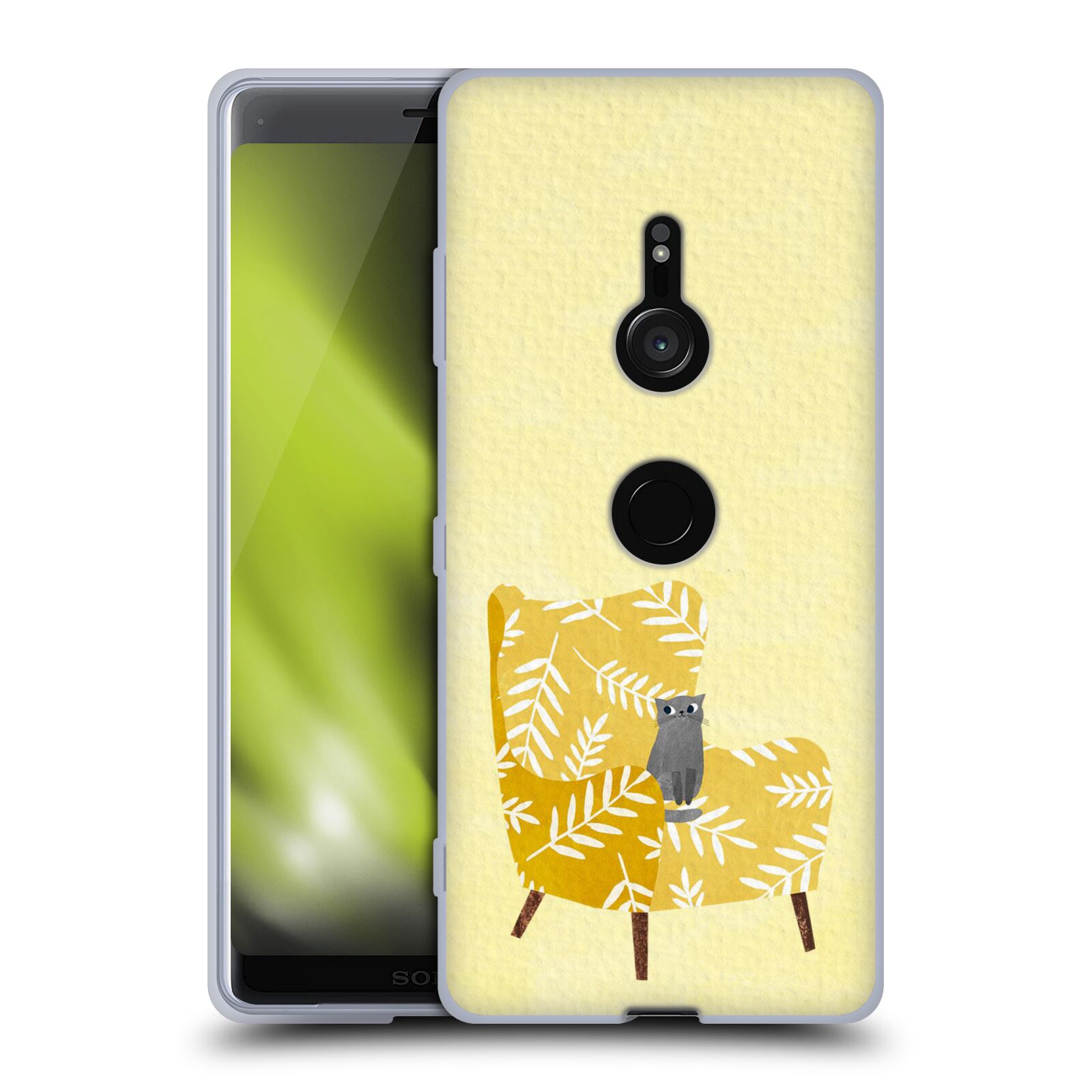 OFFICIAL PLANET CAT ARM CHAIR SOFT GEL CASE FOR SONY PHONES 1 - Picture 12 of 19