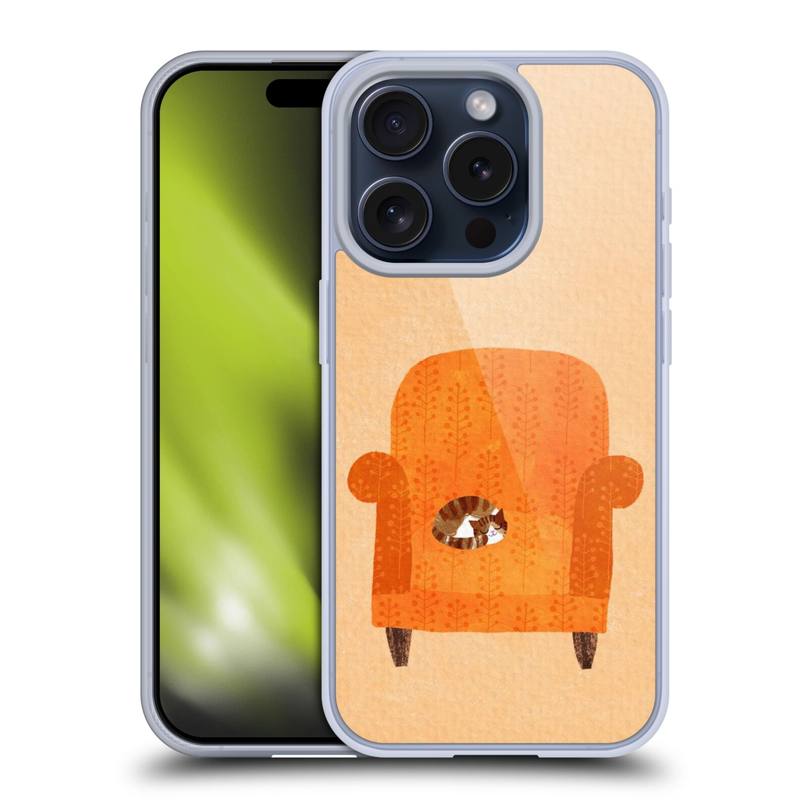 OFFICIAL PLANET CAT ARM CHAIR SOFT GEL CASE FOR APPLE iPHONE PHONES - Picture 10 of 15