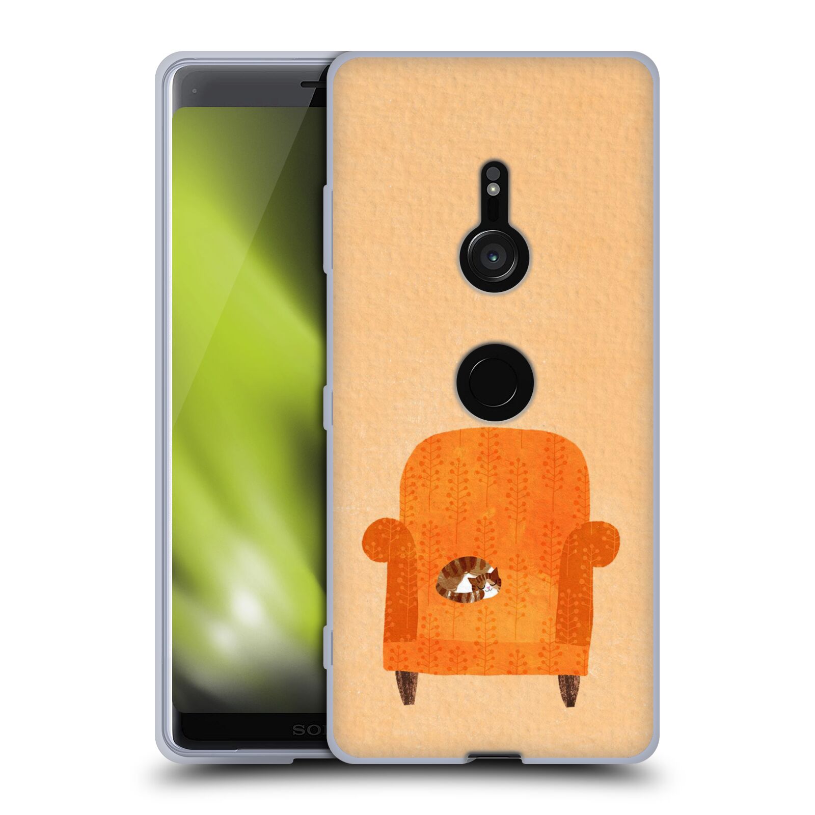 OFFICIAL PLANET CAT ARM CHAIR SOFT GEL CASE FOR SONY PHONES 1 - Picture 13 of 19
