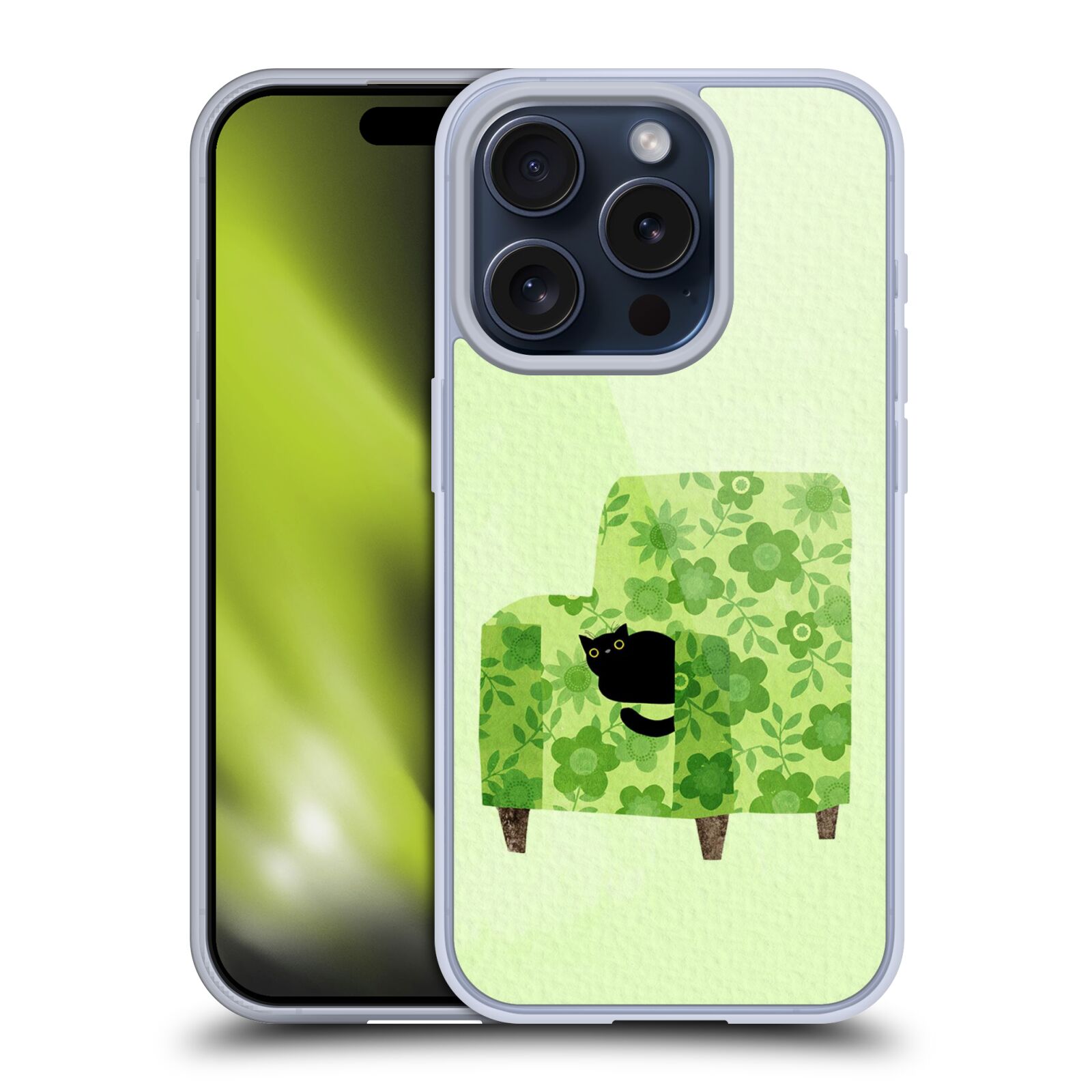 OFFICIAL PLANET CAT ARM CHAIR SOFT GEL CASE FOR APPLE iPHONE PHONES - Picture 11 of 15