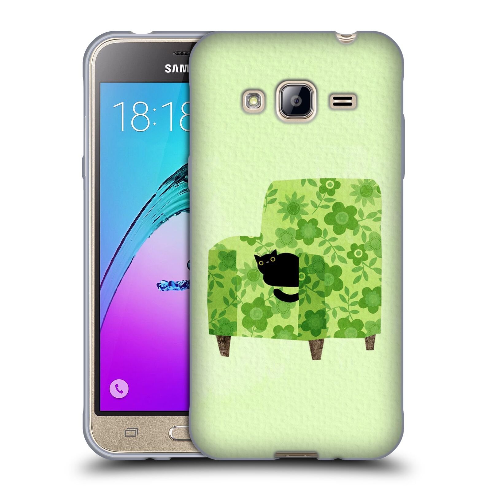 OFFICIAL PLANET CAT ARM CHAIR SOFT GEL CASE FOR SAMSUNG PHONES 3 - Picture 14 of 19