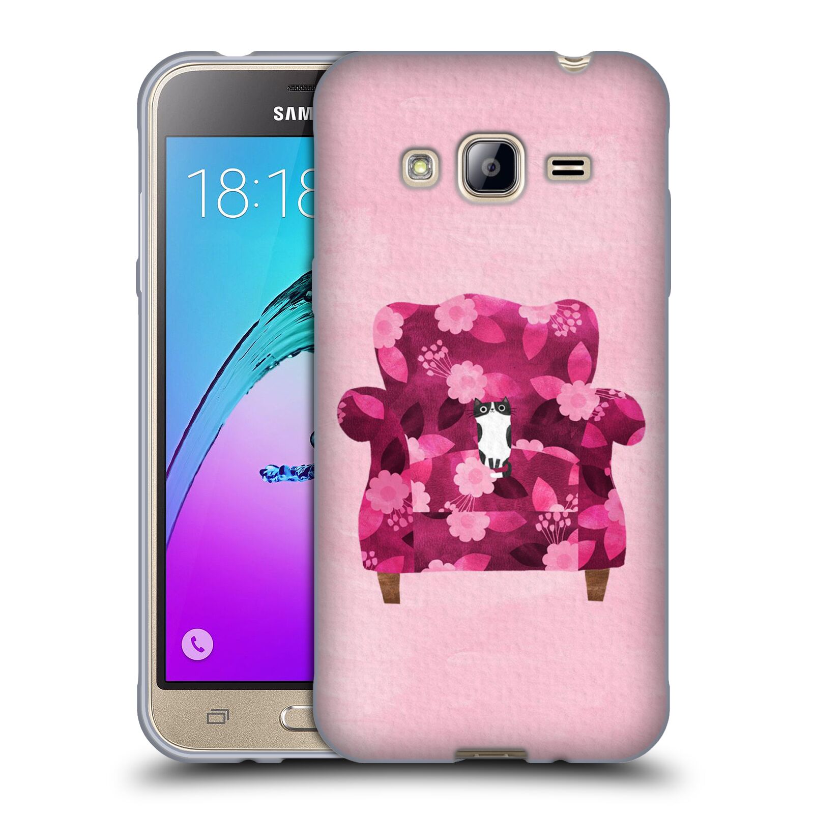 OFFICIAL PLANET CAT ARM CHAIR SOFT GEL CASE FOR SAMSUNG PHONES 3 - Picture 15 of 19