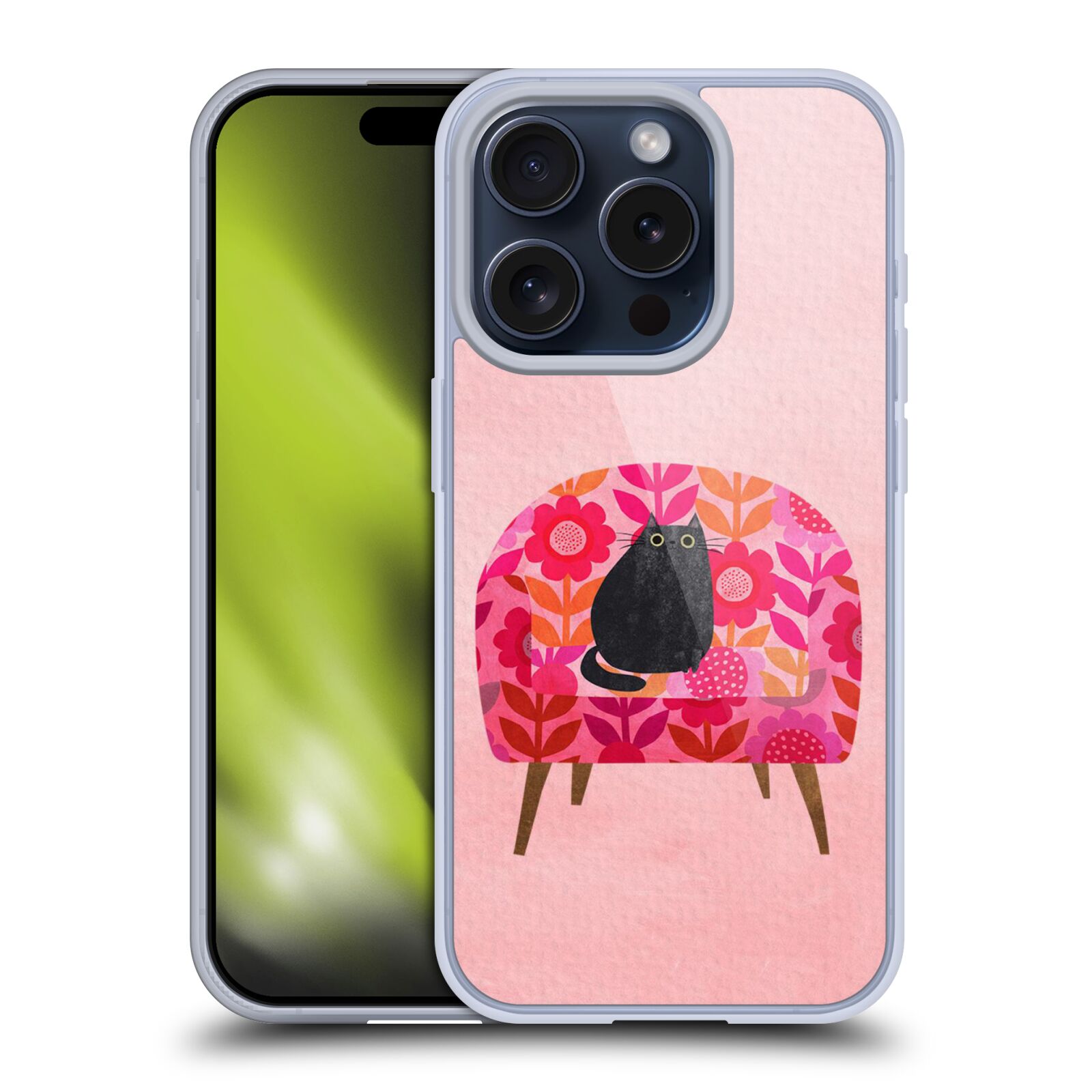 OFFICIAL PLANET CAT ARM CHAIR SOFT GEL CASE FOR APPLE iPHONE PHONES - Picture 12 of 15