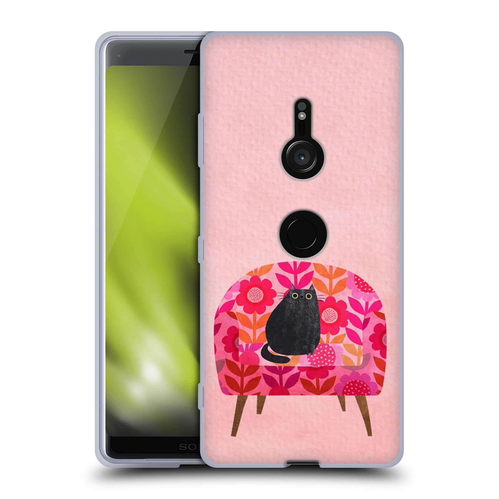 OFFICIAL PLANET CAT ARM CHAIR SOFT GEL CASE FOR SONY PHONES 1 - Picture 16 of 19