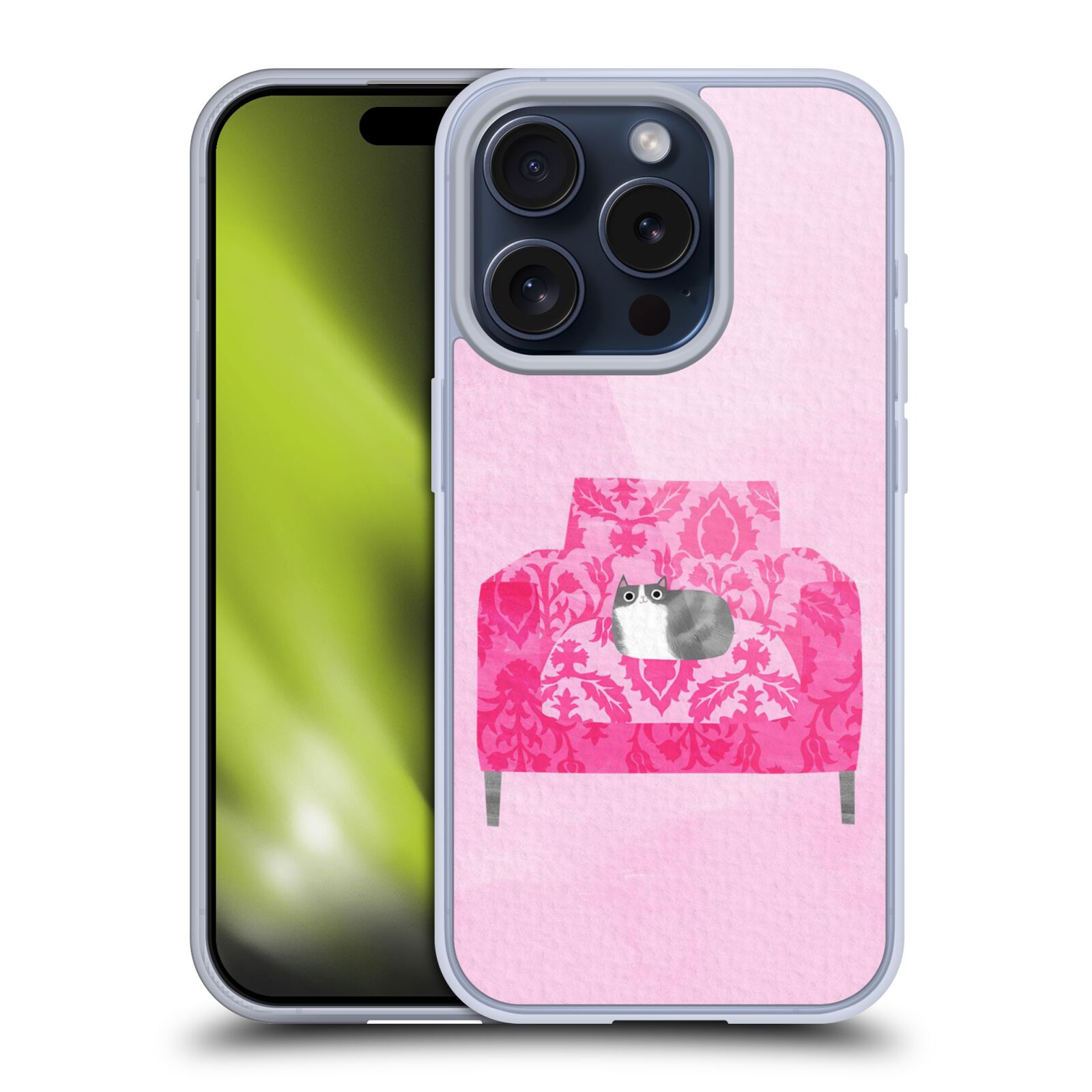 OFFICIAL PLANET CAT ARM CHAIR SOFT GEL CASE FOR APPLE iPHONE PHONES - Picture 13 of 15