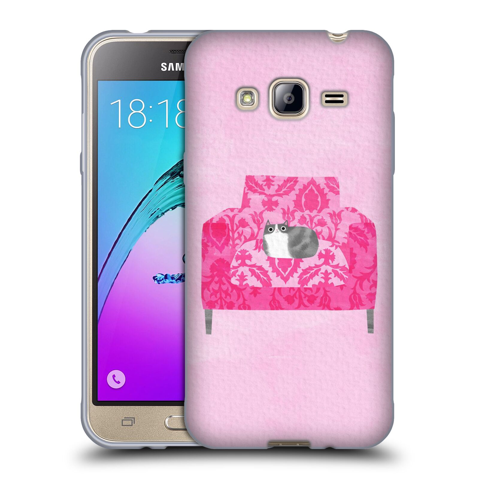 OFFICIAL PLANET CAT ARM CHAIR SOFT GEL CASE FOR SAMSUNG PHONES 3 - Picture 17 of 19