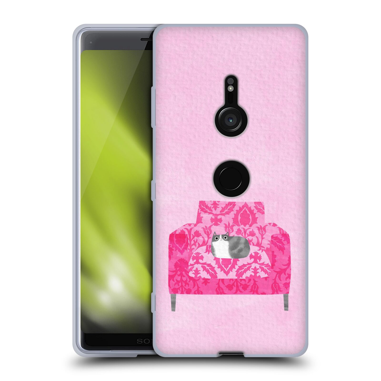 OFFICIAL PLANET CAT ARM CHAIR SOFT GEL CASE FOR SONY PHONES 1 - Picture 17 of 19