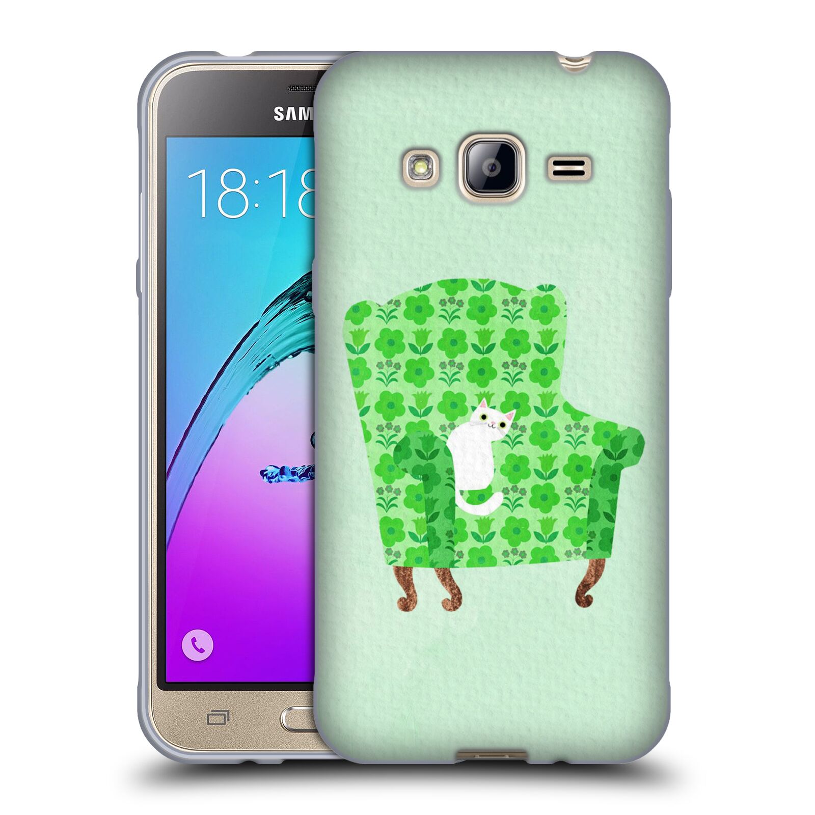 OFFICIAL PLANET CAT ARM CHAIR SOFT GEL CASE FOR SAMSUNG PHONES 3 - Picture 18 of 19
