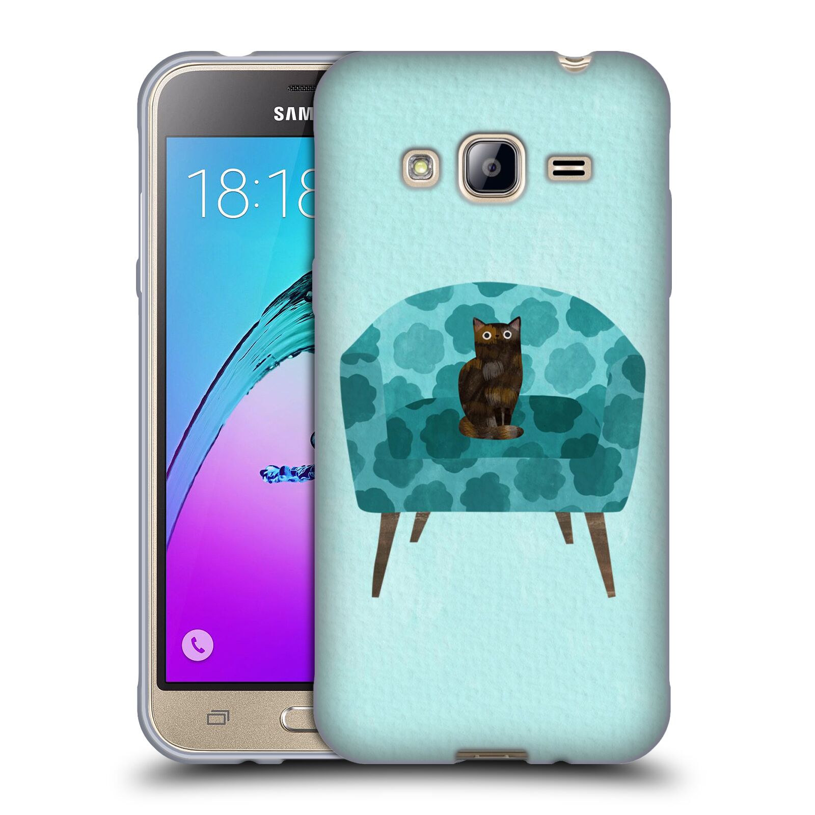OFFICIAL PLANET CAT ARM CHAIR SOFT GEL CASE FOR SAMSUNG PHONES 3 - Picture 19 of 19