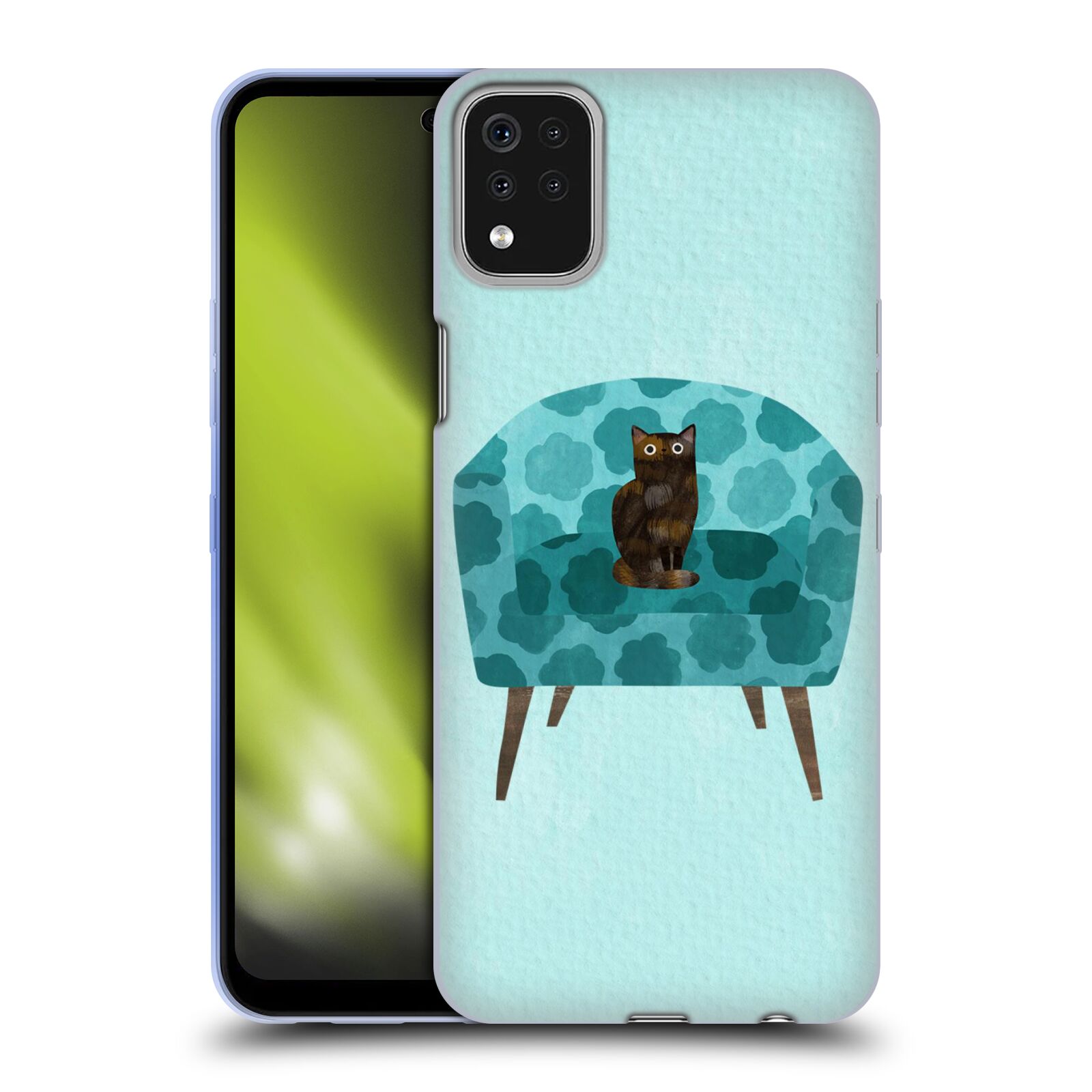 OFFICIAL PLANET CAT ARM CHAIR SOFT GEL CASE FOR LG PHONES 1 - Picture 8 of 8