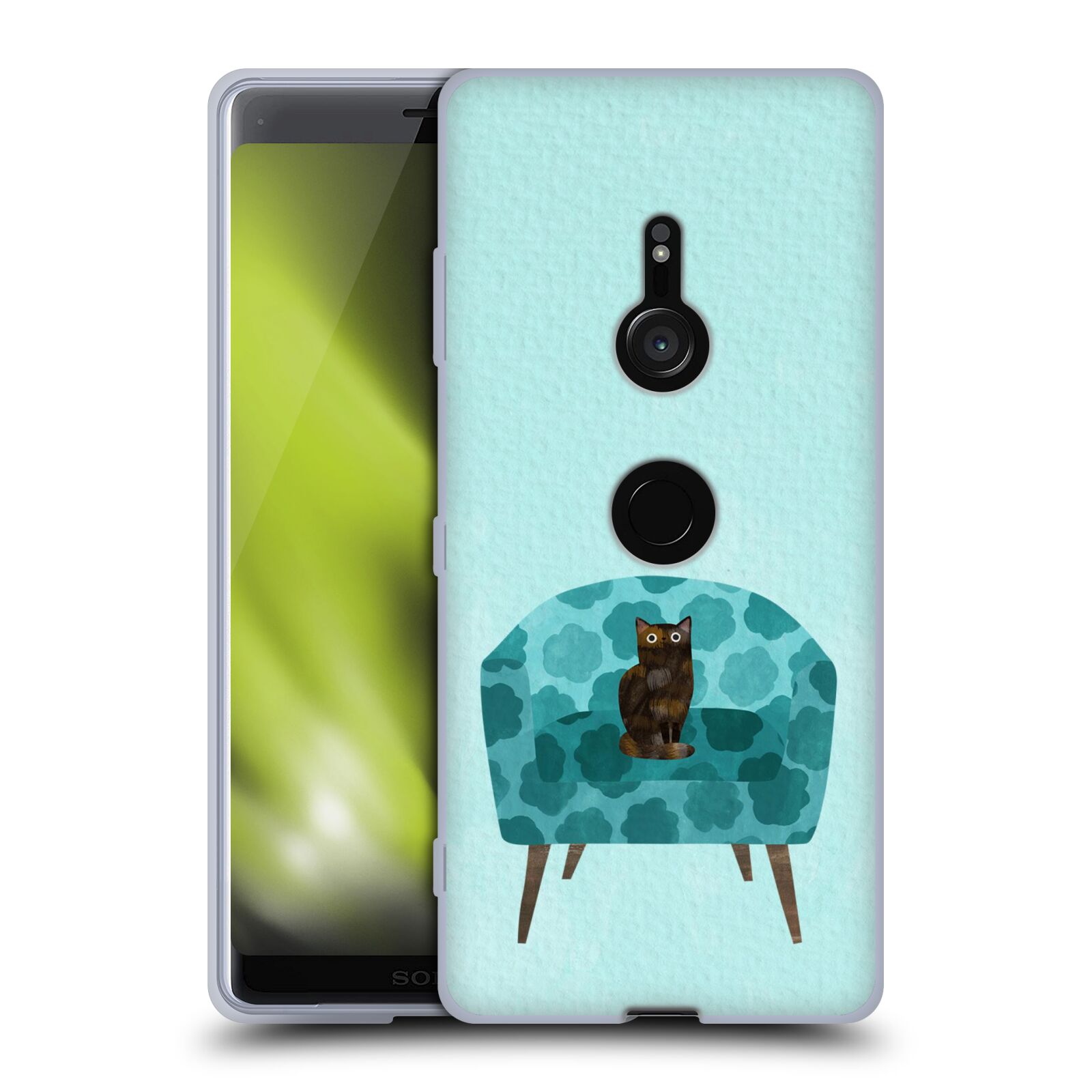 OFFICIAL PLANET CAT ARM CHAIR SOFT GEL CASE FOR SONY PHONES 1 - Picture 19 of 19