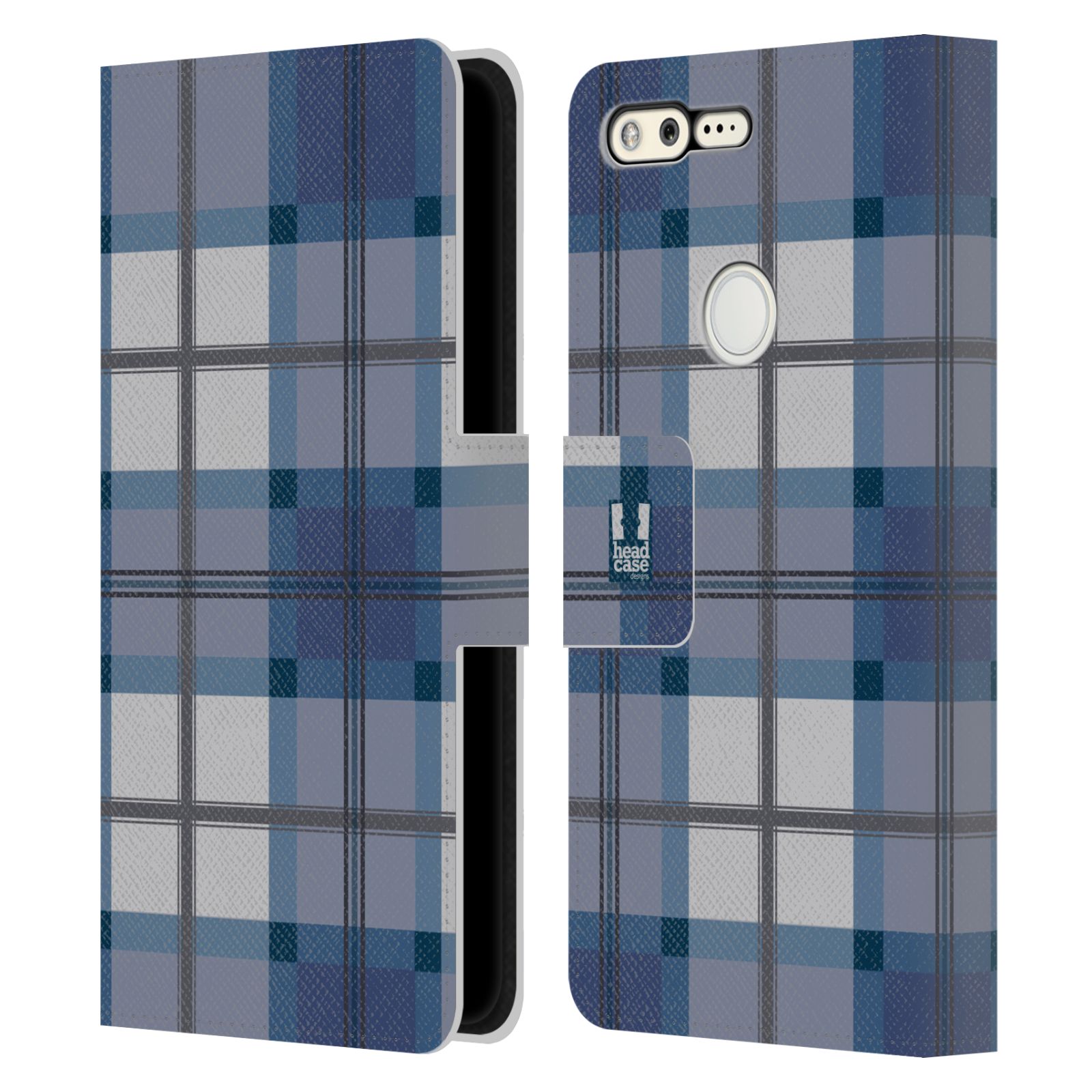 HEAD CASE DESIGNS PLAID - PATTERN COLLECTION LEATHER BOOK CASE FOR GOOGLE PHONES - Picture 8 of 18