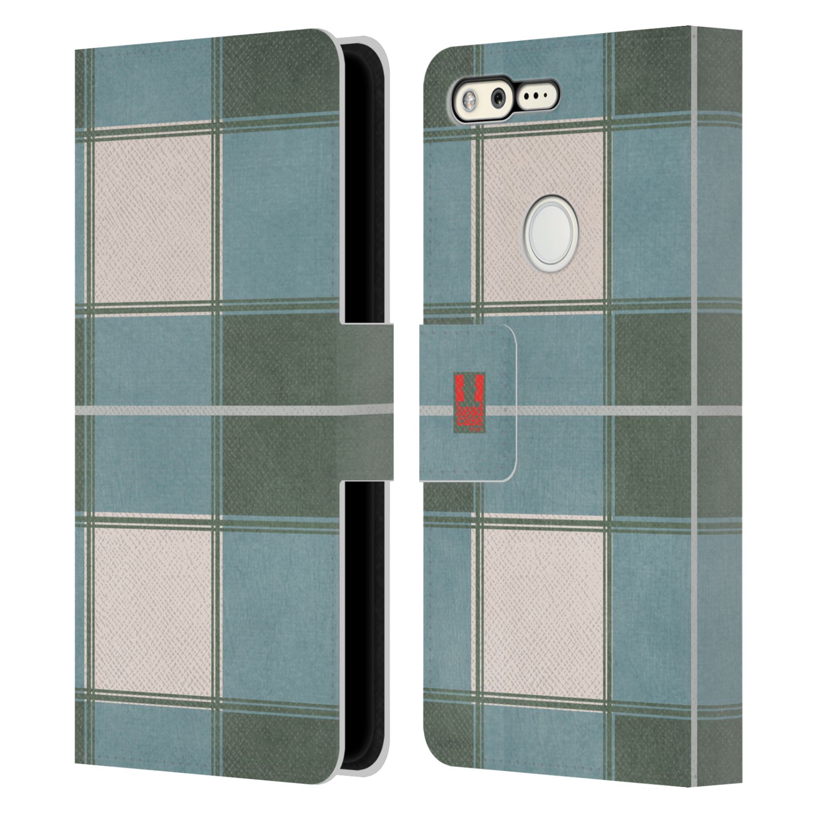 HEAD CASE DESIGNS PLAID - PATTERN COLLECTION LEATHER BOOK CASE FOR GOOGLE PHONES - Picture 10 of 18