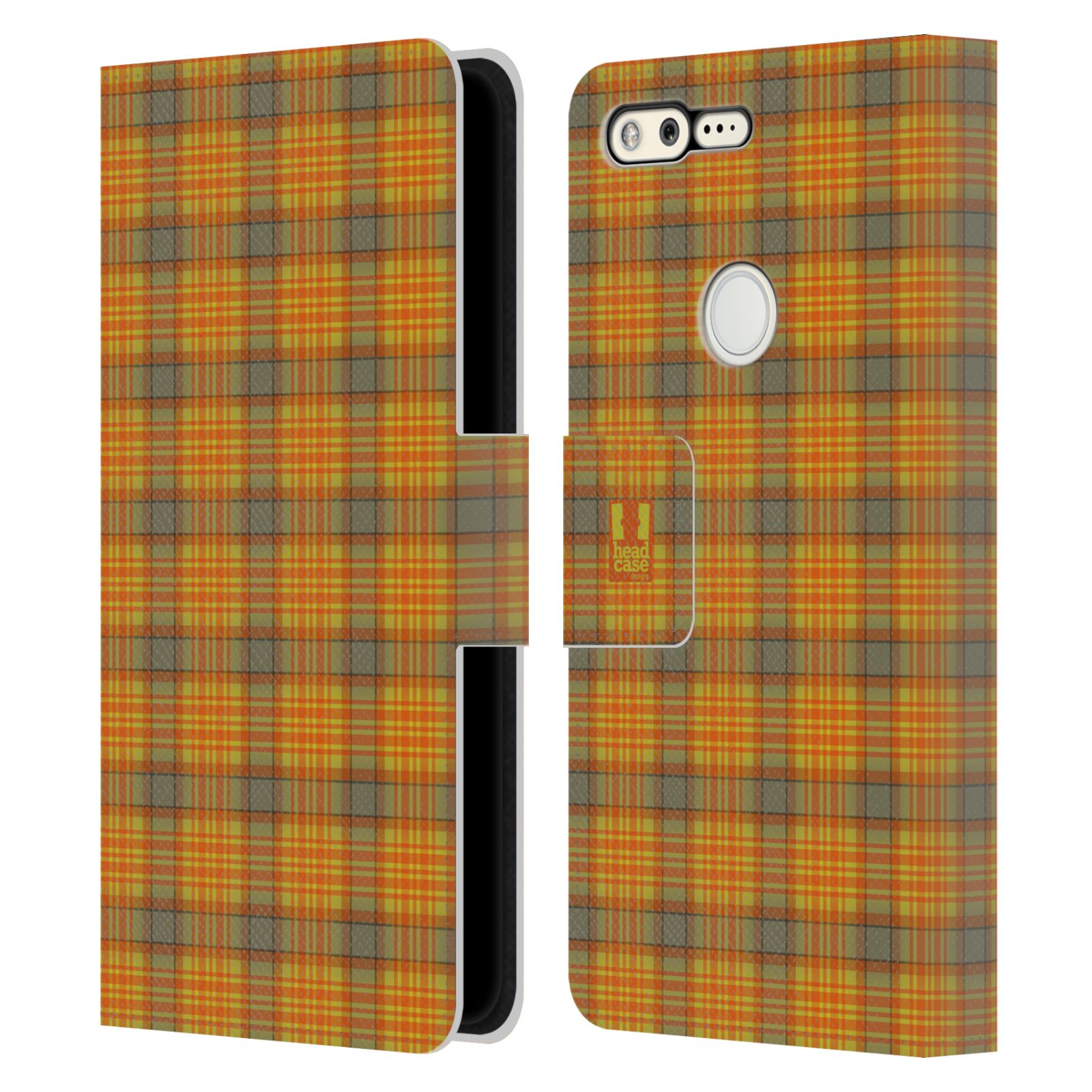 HEAD CASE DESIGNS PLAID - PATTERN COLLECTION LEATHER BOOK CASE FOR GOOGLE PHONES - Picture 11 of 18