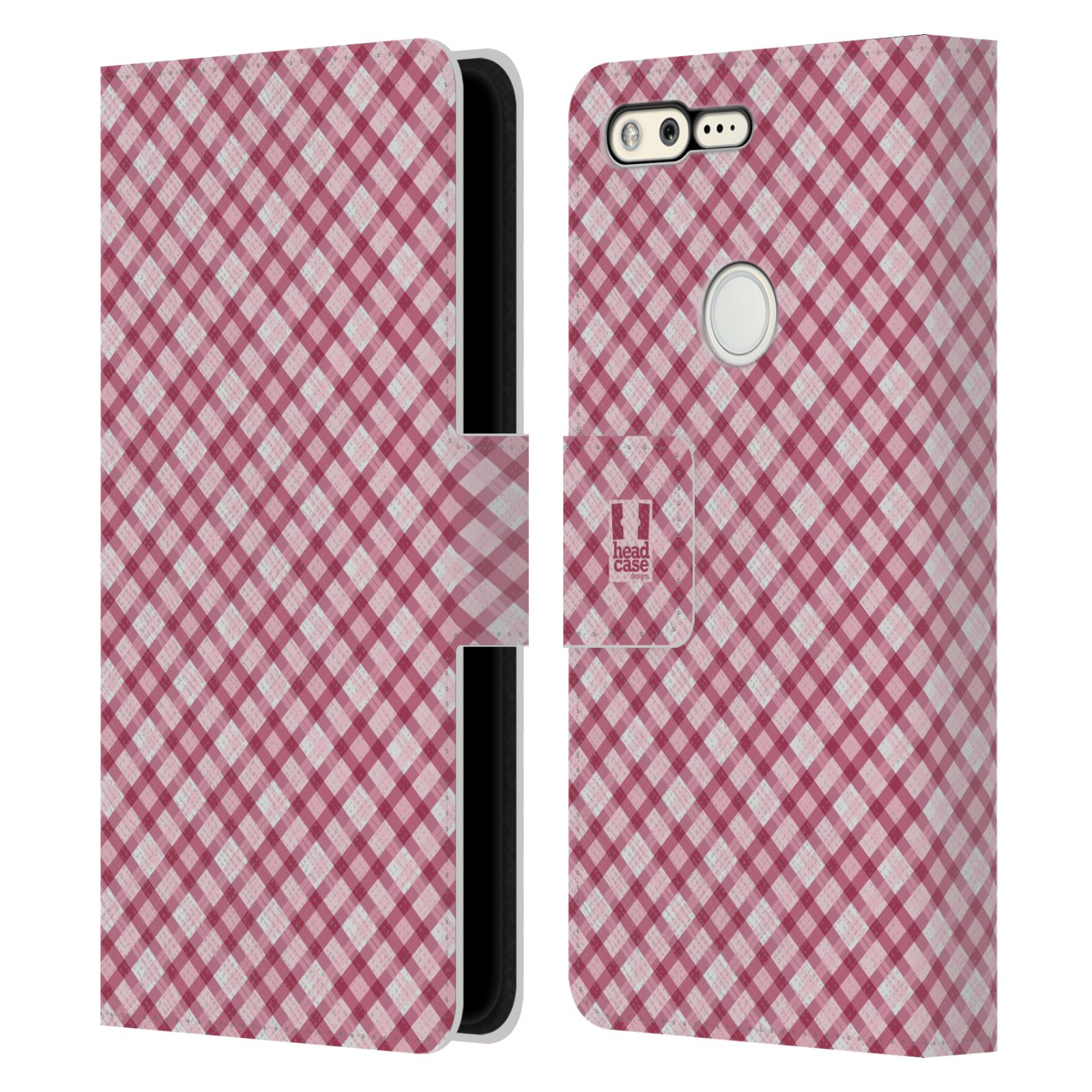 HEAD CASE DESIGNS PLAID - PATTERN COLLECTION LEATHER BOOK CASE FOR GOOGLE PHONES - Picture 13 of 18