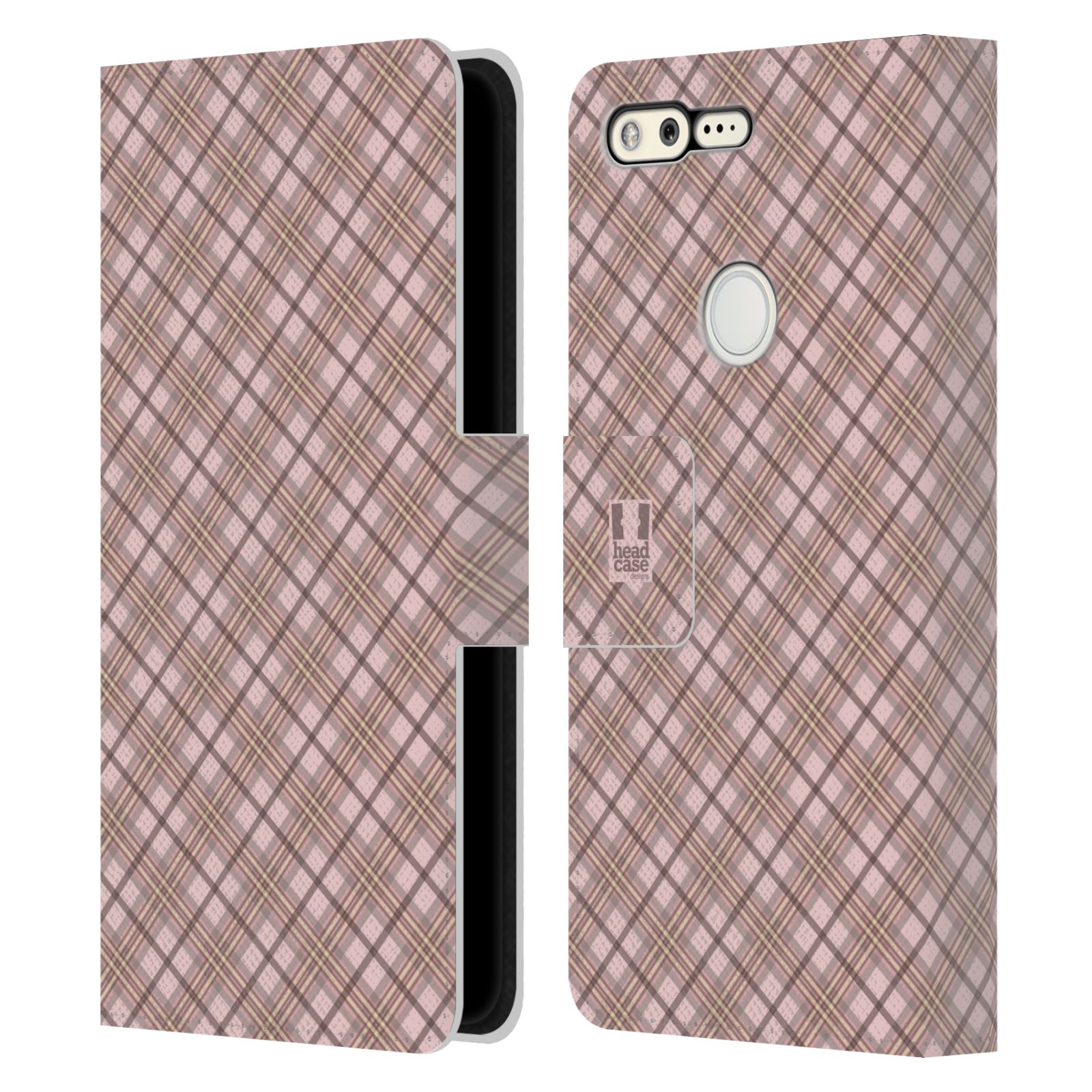 HEAD CASE DESIGNS PLAID - PATTERN COLLECTION LEATHER BOOK CASE FOR GOOGLE PHONES - Picture 16 of 18